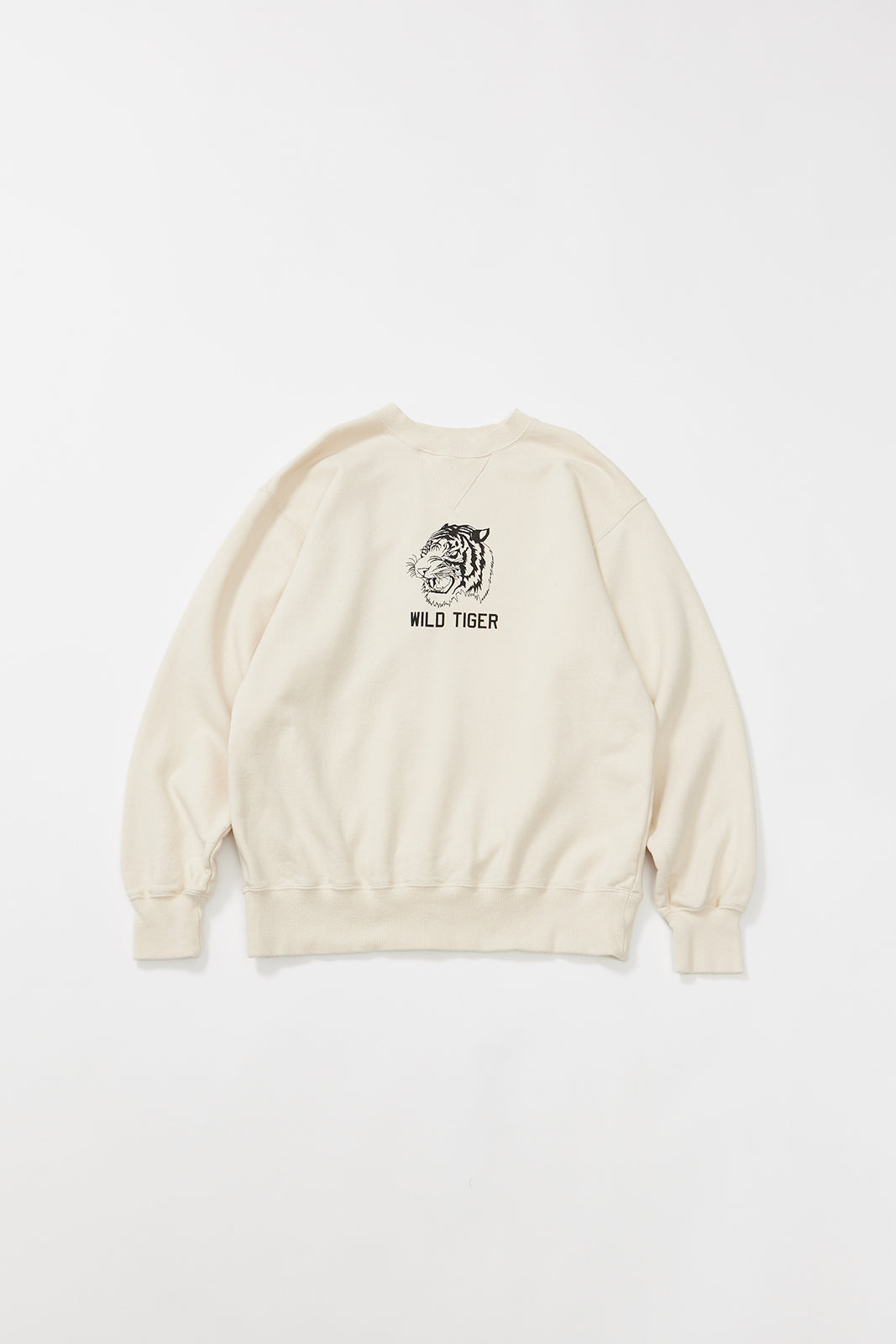 "WILD TIGER" クラシッククルースウェット