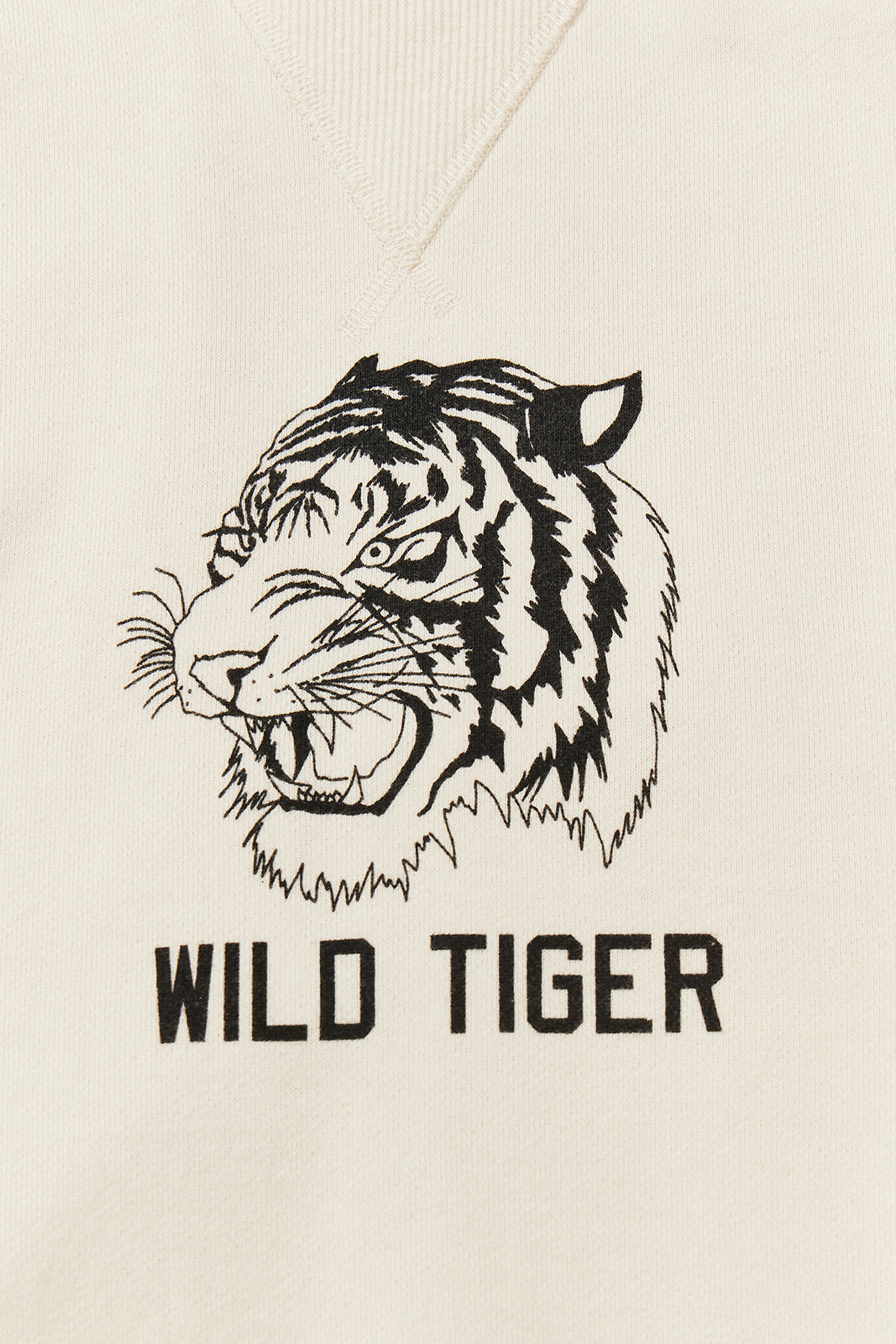 "WILD TIGER" クラシッククルースウェット