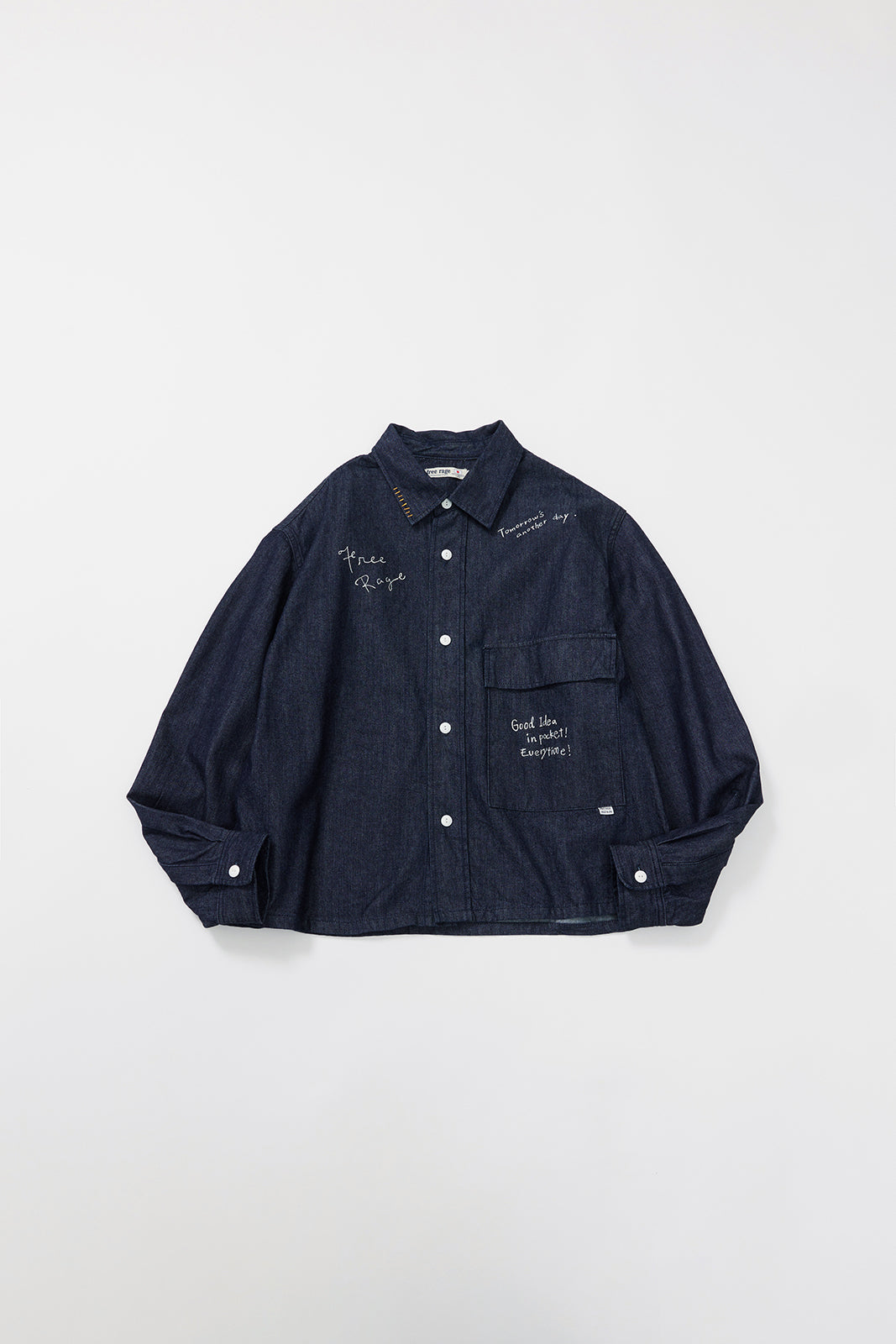 "10oz DENIM" CPOシャツ -Hand Paint-/CRAFTSMAN VIBES ONLY