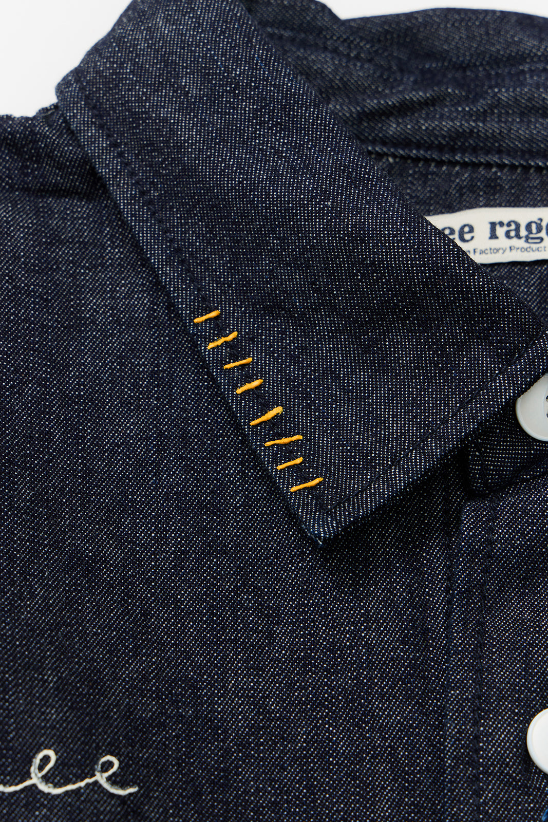 "10oz DENIM" CPOシャツ -Hand Paint-/CRAFTSMAN VIBES ONLY