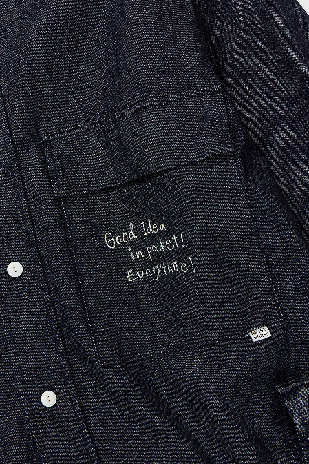 "10oz DENIM" CPOシャツ -Hand Paint-/CRAFTSMAN VIBES ONLY