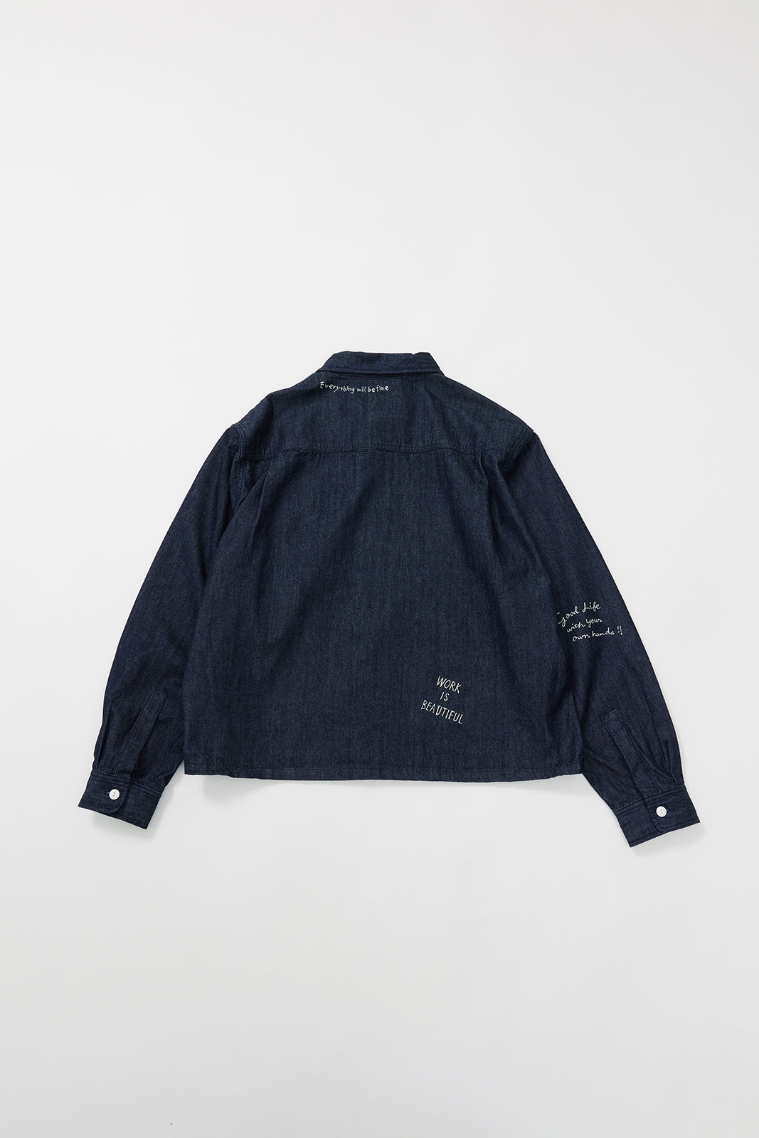 "10oz DENIM" CPOシャツ -Hand Paint-/CRAFTSMAN VIBES ONLY
