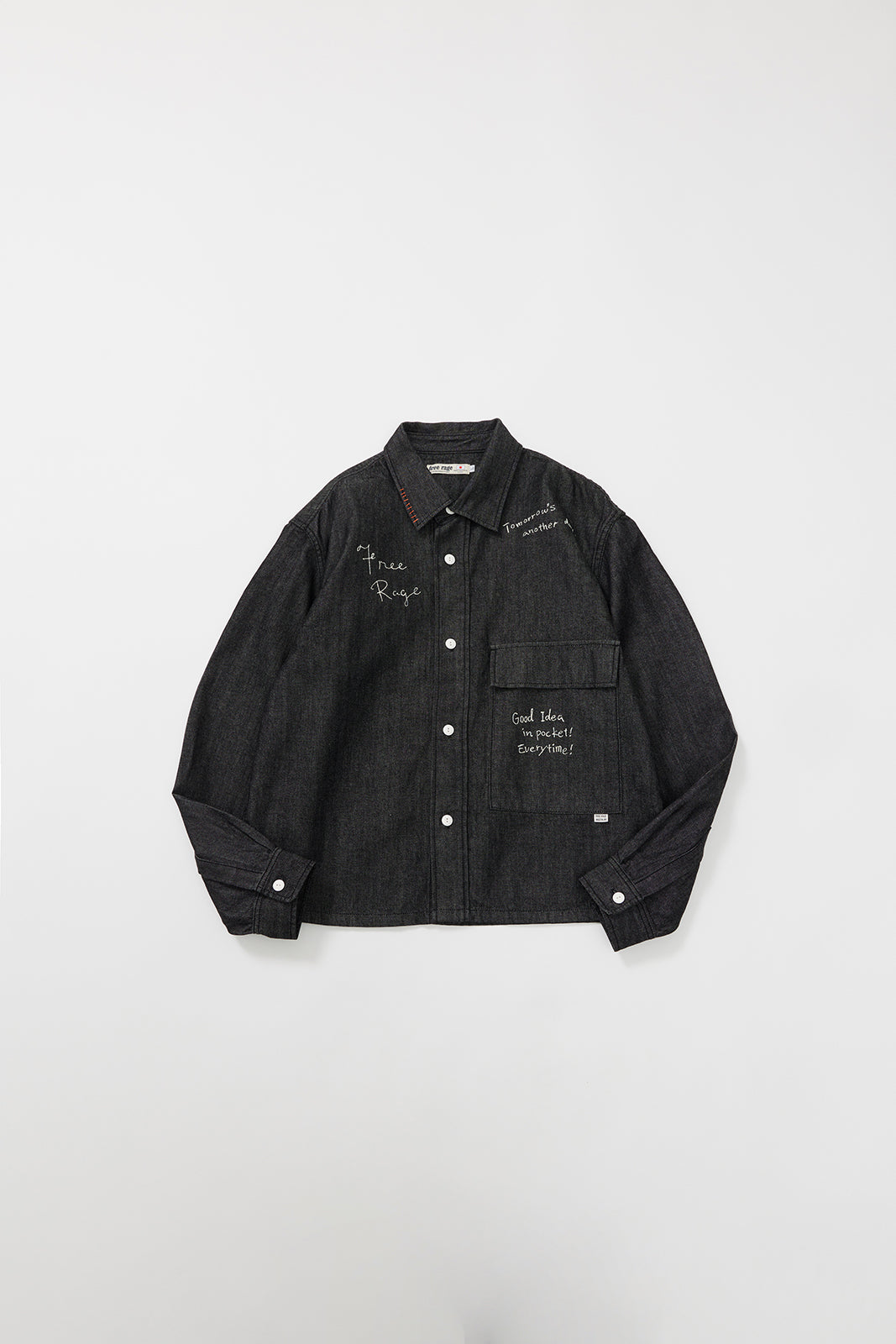 "10oz DENIM" CPOシャツ -Hand Paint-/CRAFTSMAN VIBES ONLY