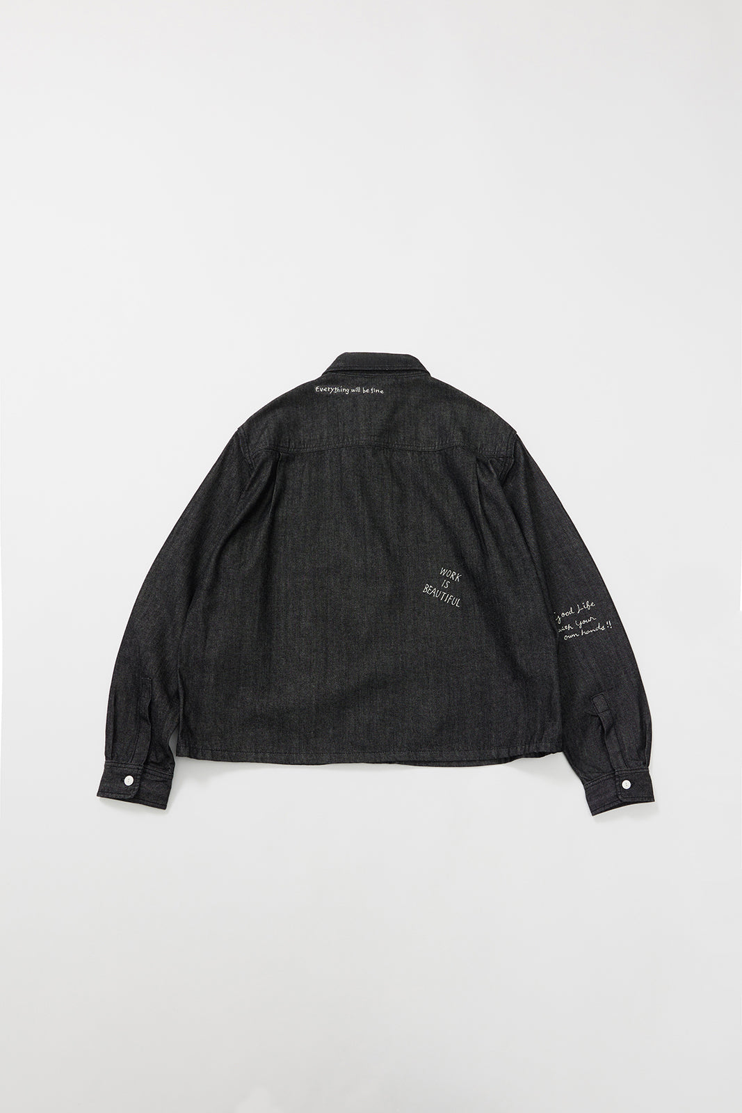 "10oz DENIM" CPOシャツ -Hand Paint-/CRAFTSMAN VIBES ONLY