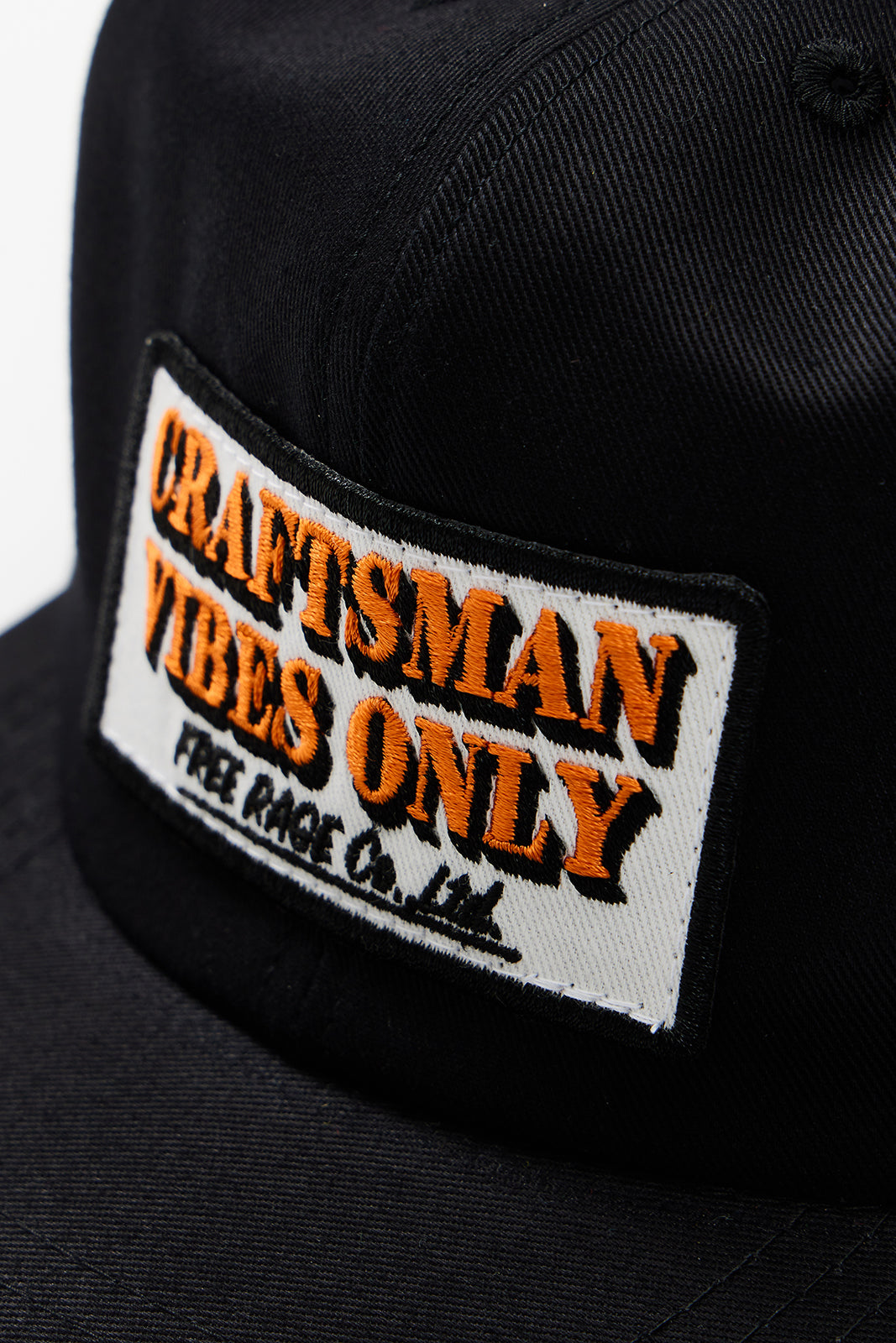 "CRAFTSMAN VIBES ONLY" 6パネルキャップ