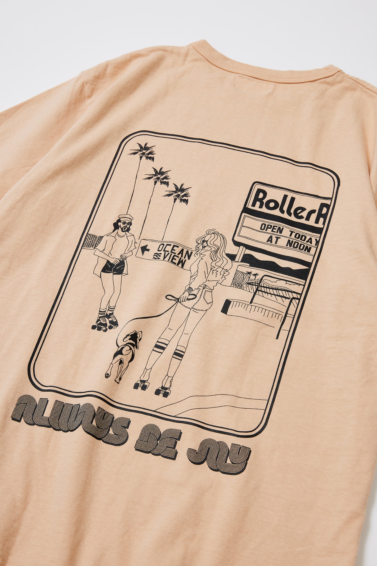 "ALWAYS BE JOY" リサイクルコットンTee