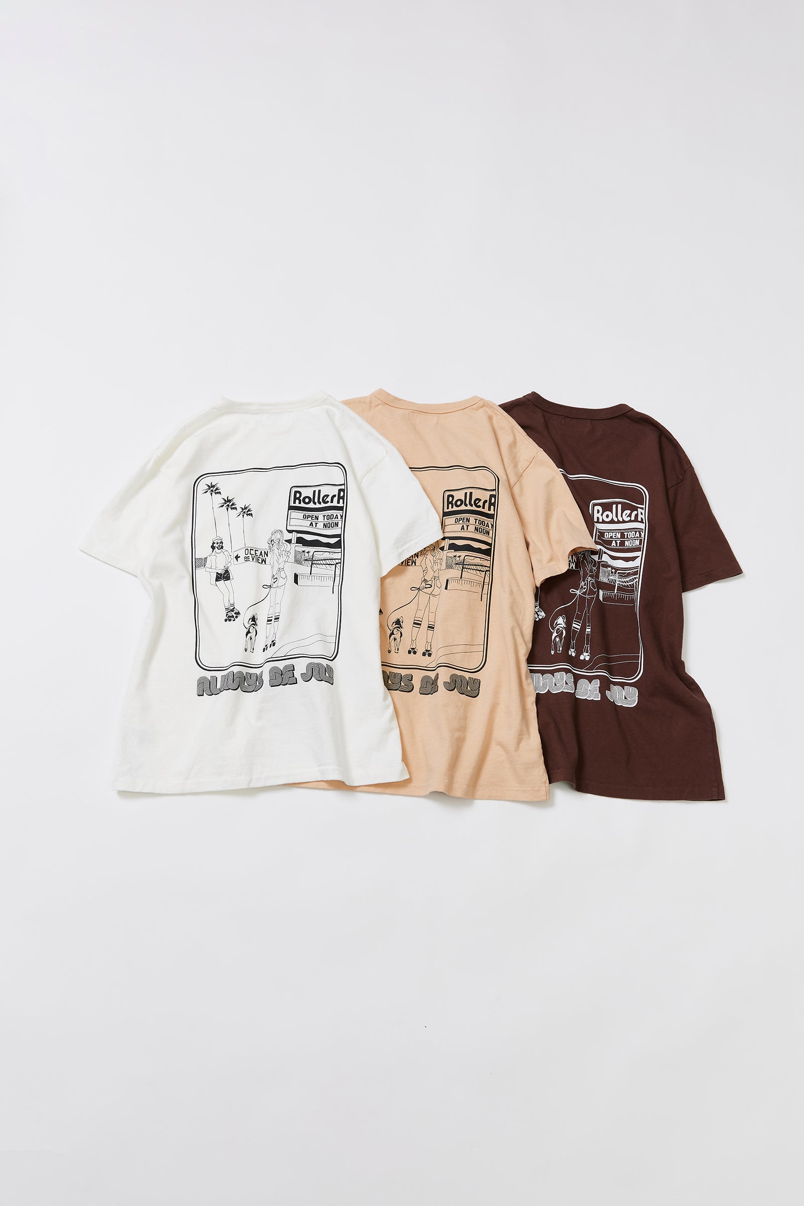 "ALWAYS BE JOY" リサイクルコットンTee