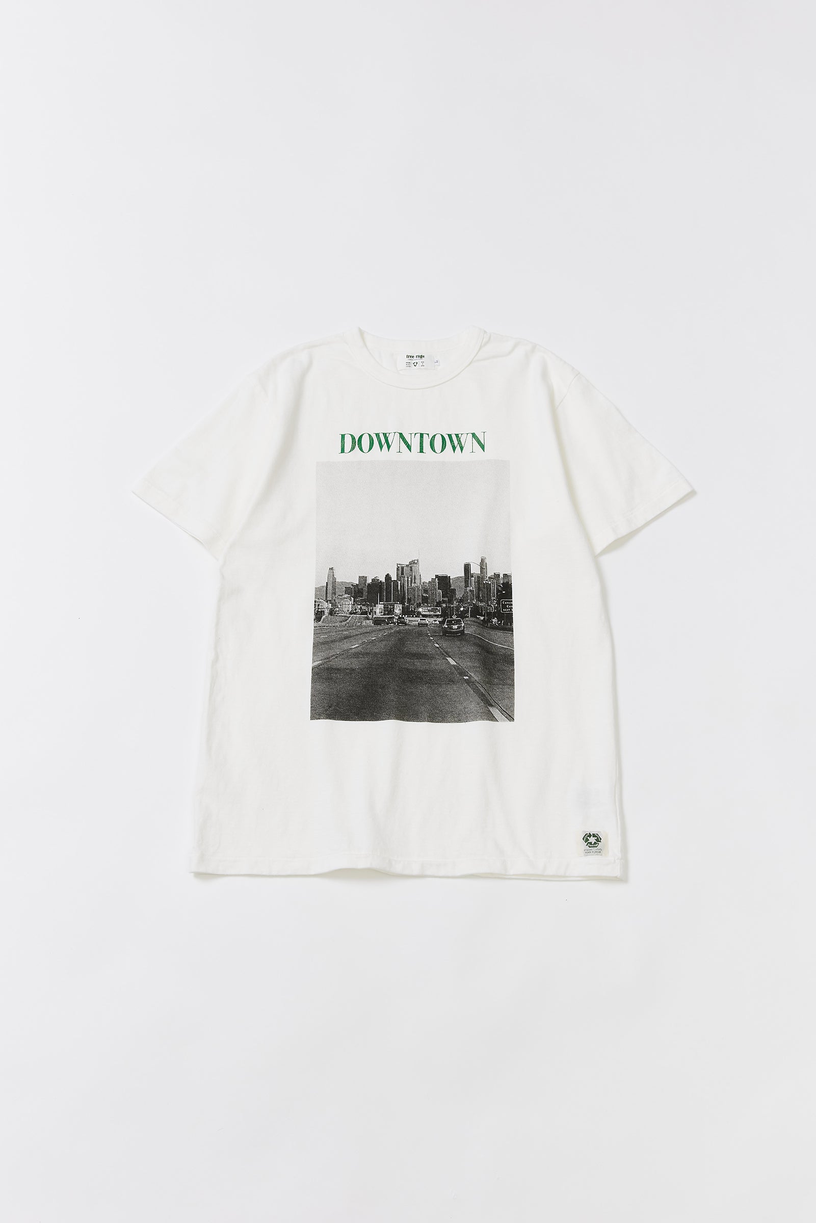 "DOWNTOWN" リサイクルコットンTee