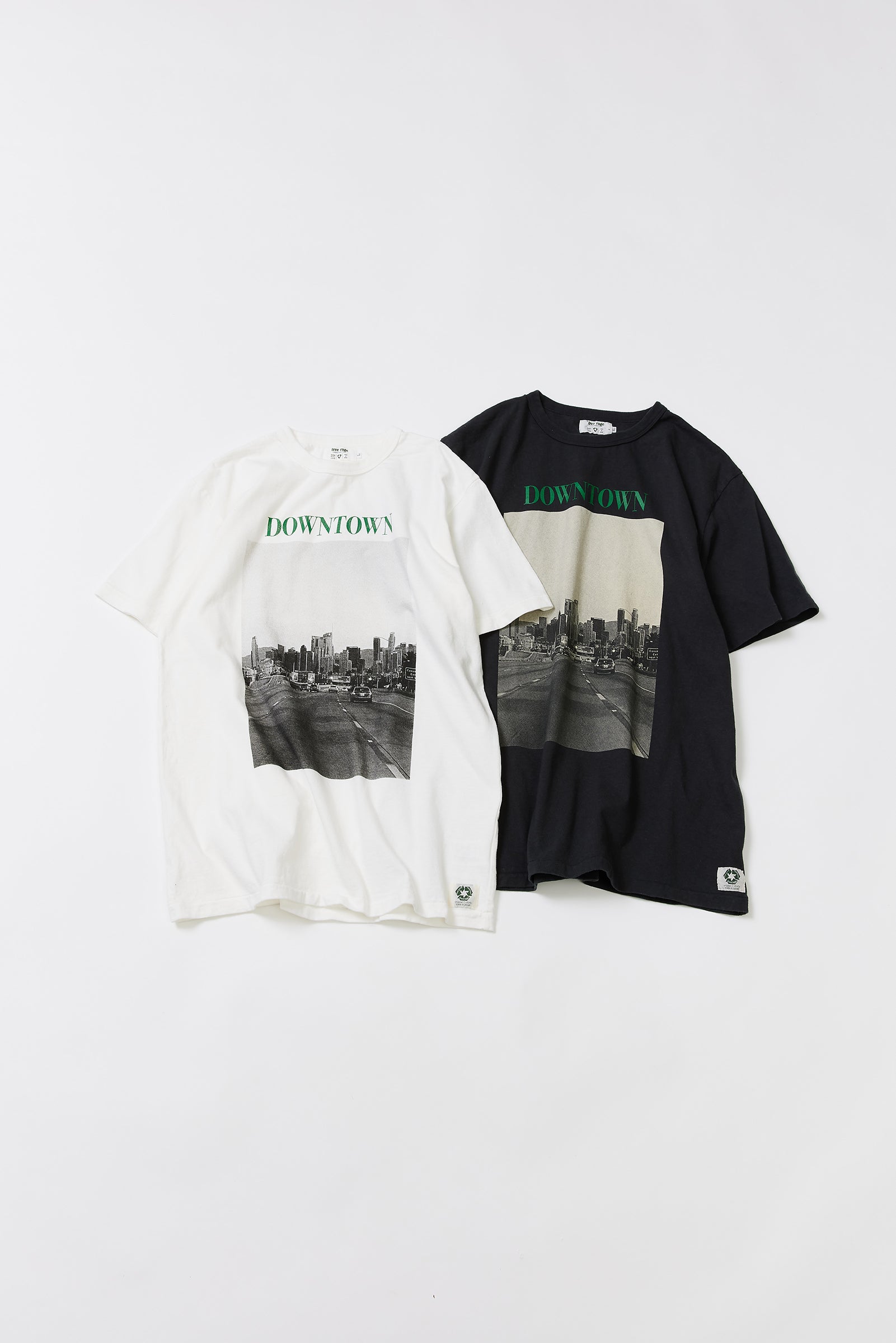 "DOWNTOWN" リサイクルコットンTee