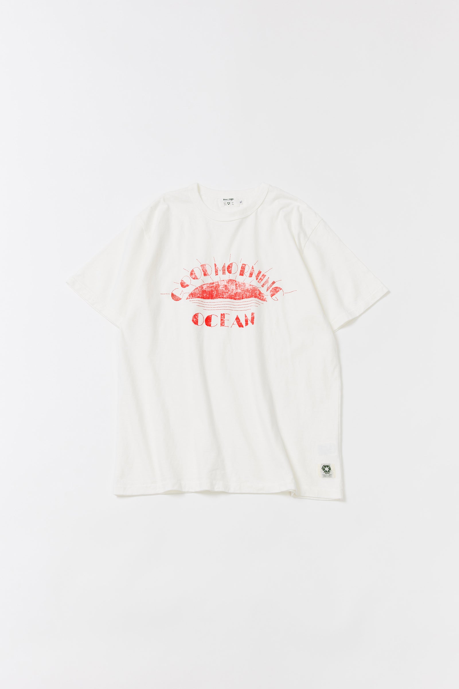 "MORNING" リサイクルコットンTee