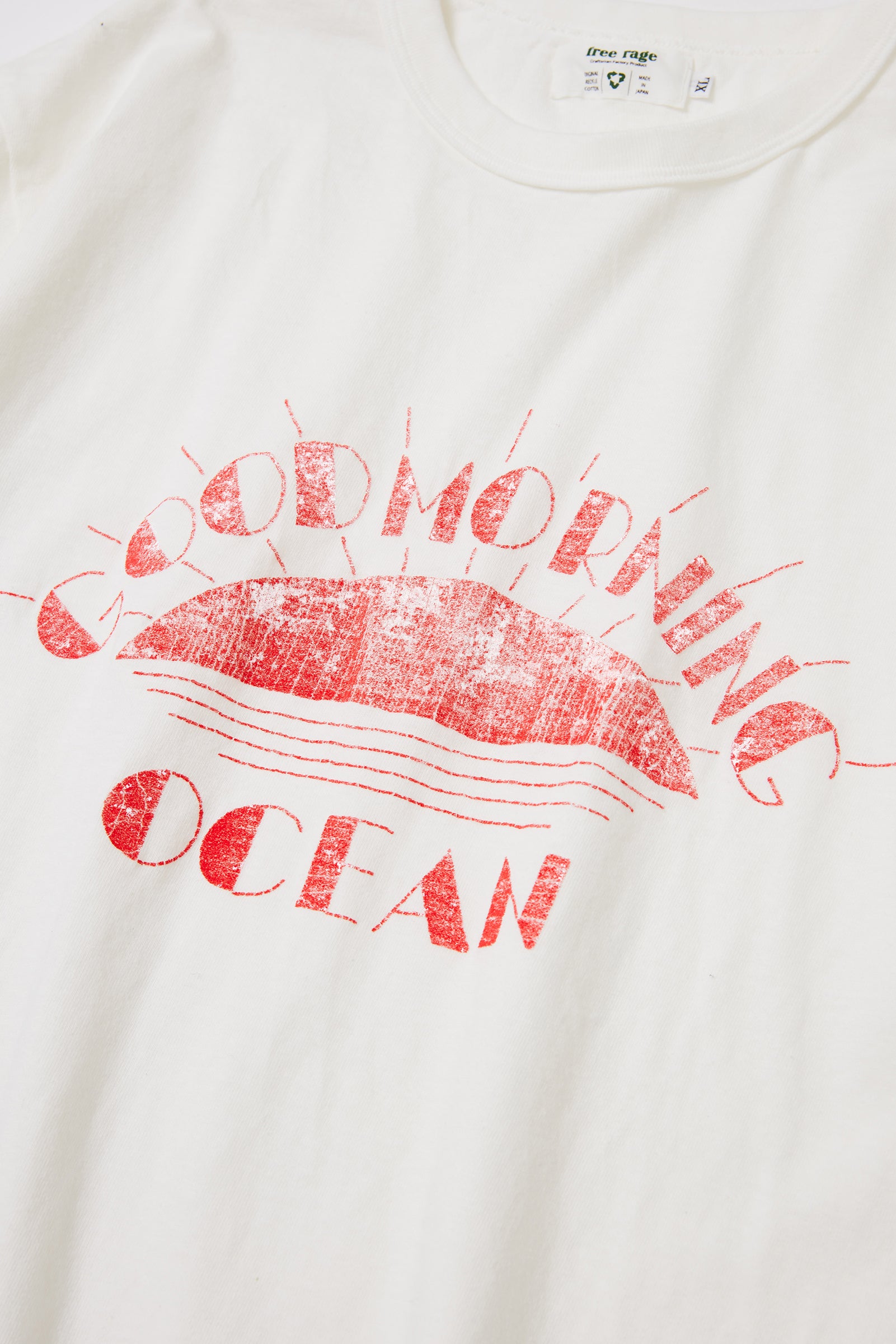 "MORNING" リサイクルコットンTee