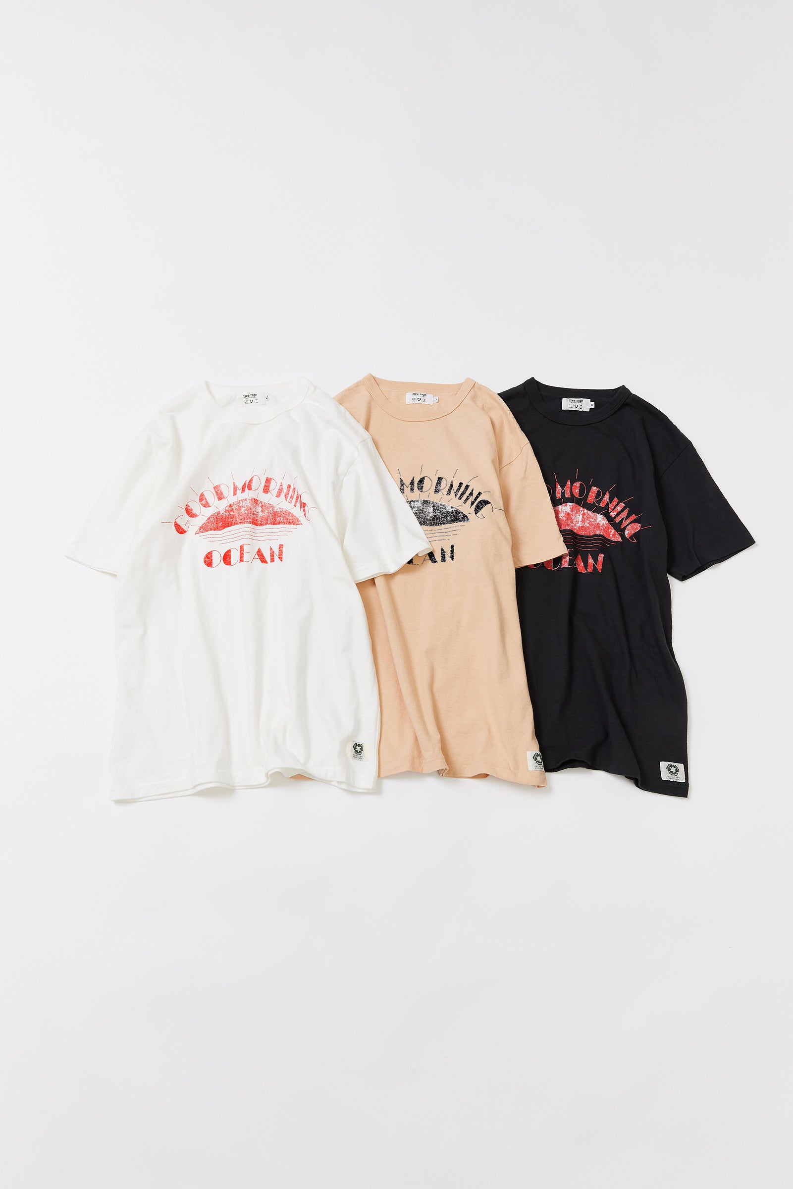 "MORNING" リサイクルコットンTee