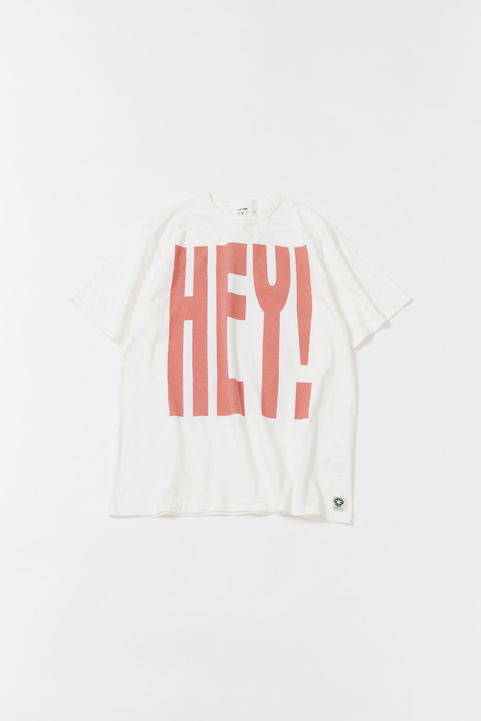 "HEY! YOU" リサイクルコットンTee