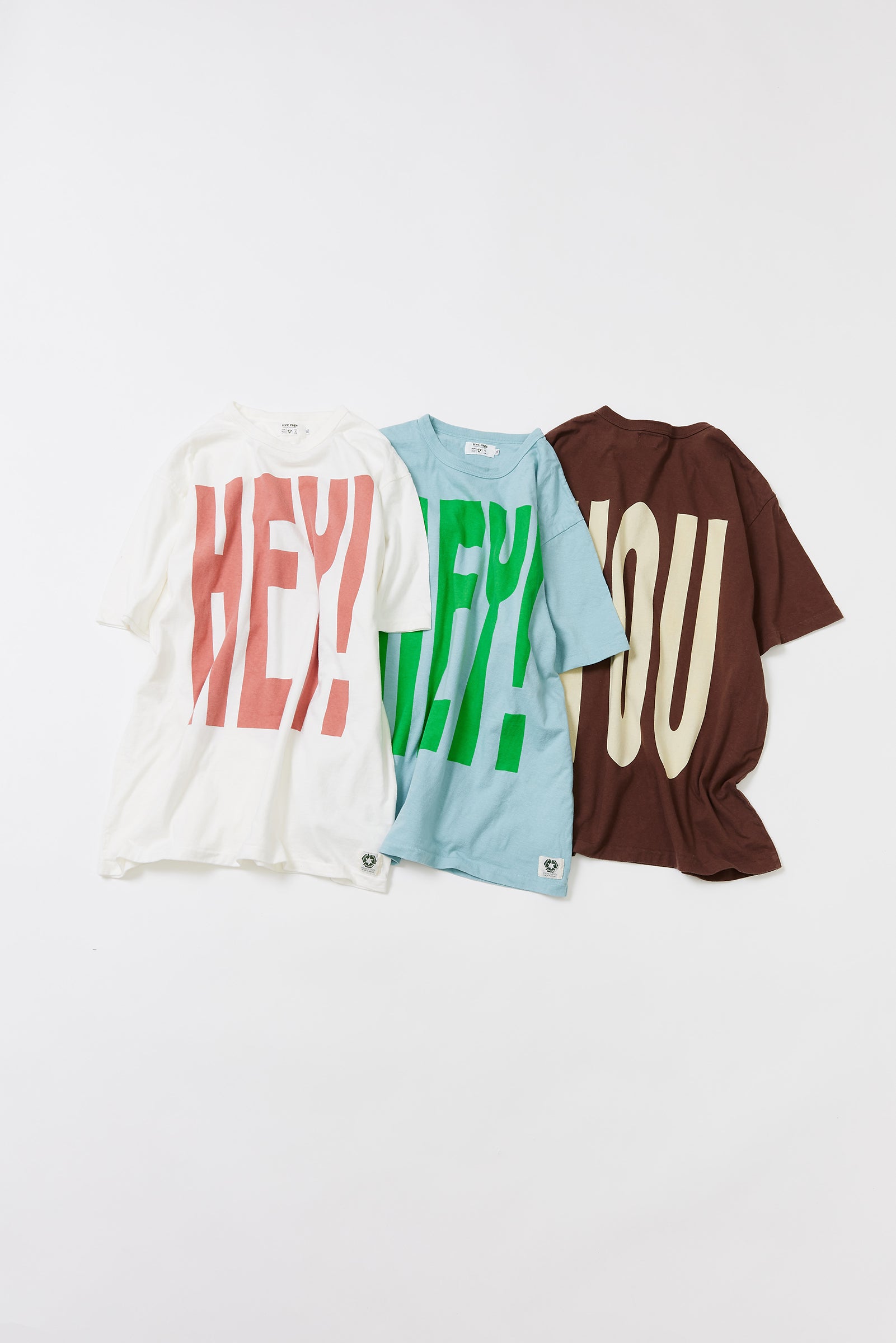 "HEY! YOU" リサイクルコットンTee