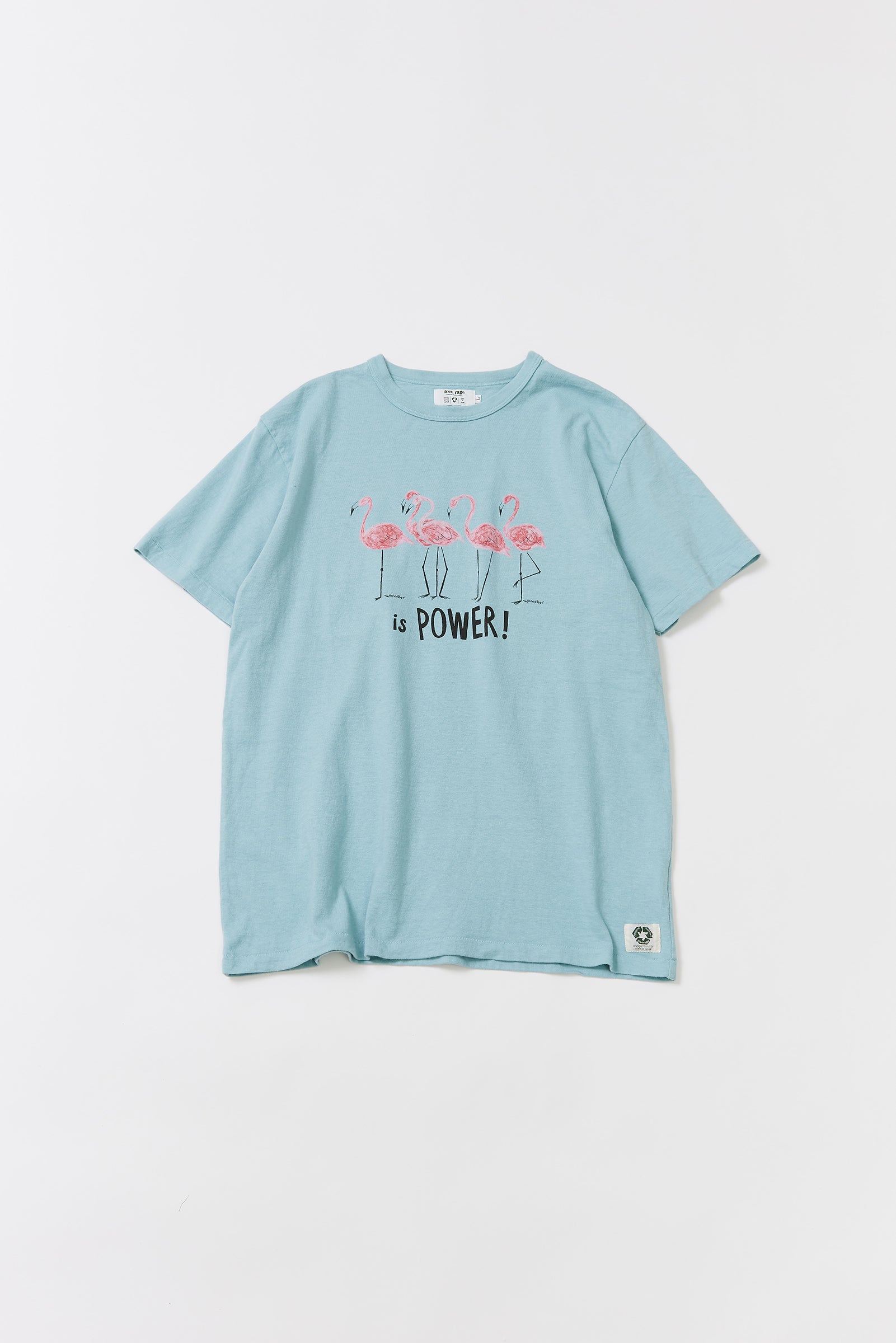 "Love is Power" リサイクルコットンTee