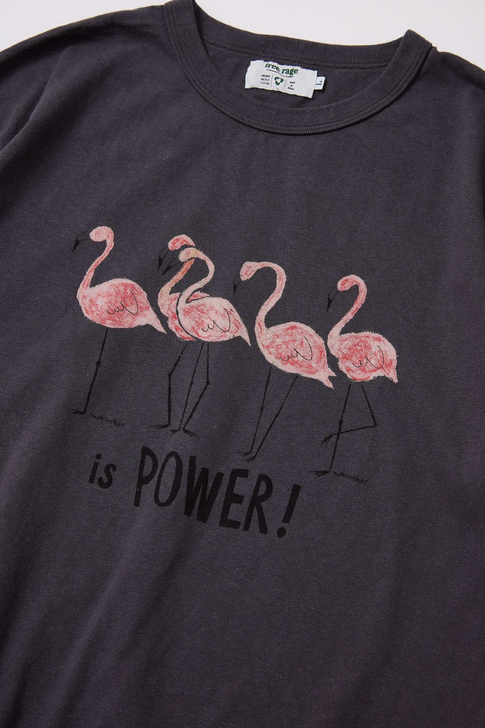 "Love is Power" リサイクルコットンTee