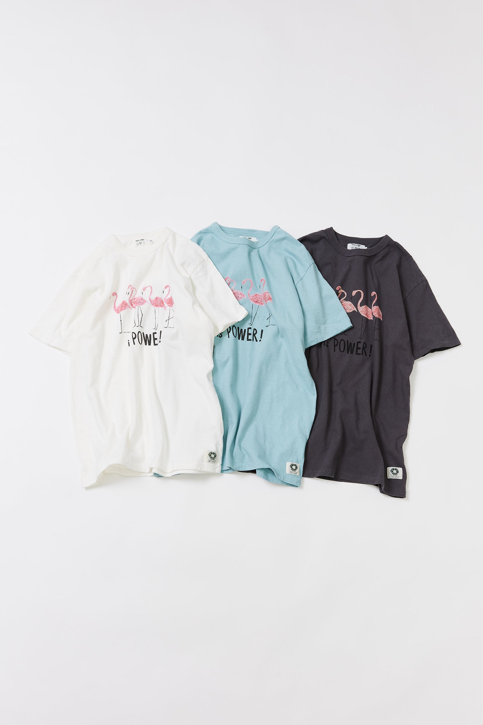 "Love is Power" リサイクルコットンTee