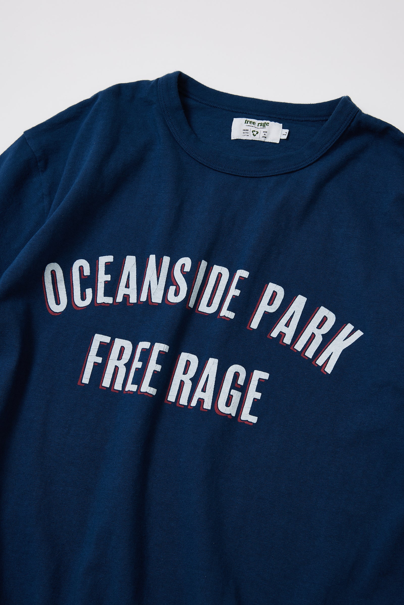 "OCEANSIDE PARK" リサイクルコットンTee