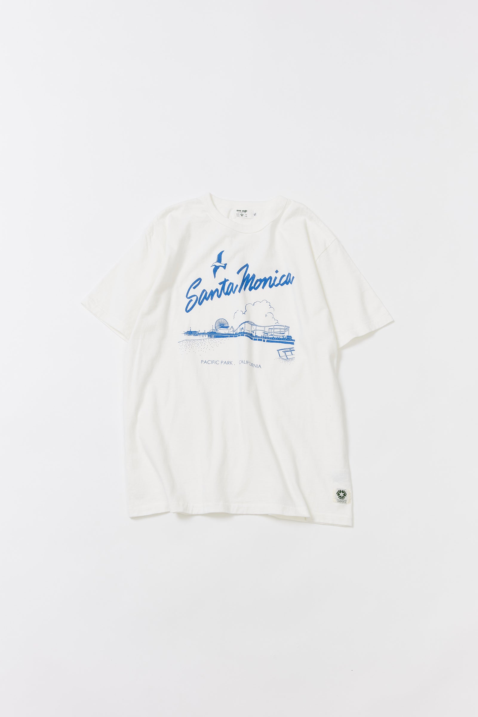 "Santa Monica" リサイクルコットンTee