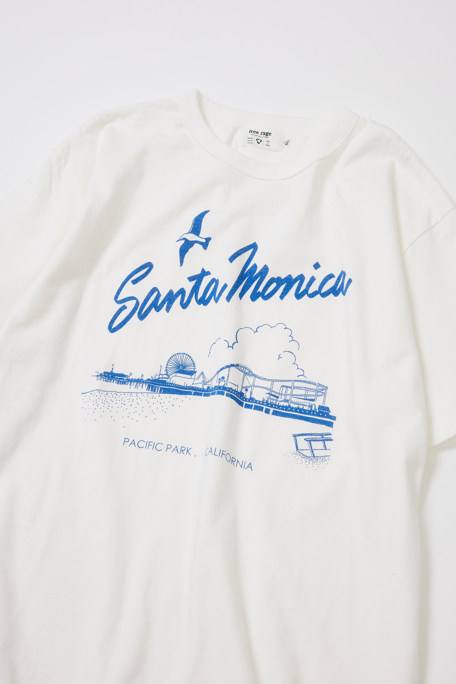 "Santa Monica" リサイクルコットンTee