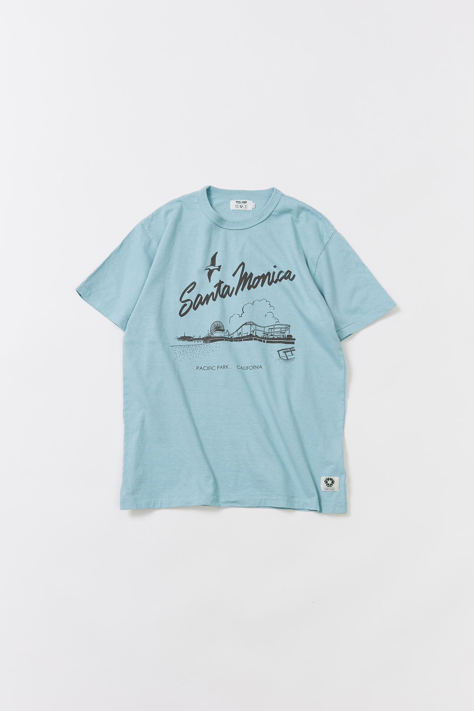 "Santa Monica" リサイクルコットンTee
