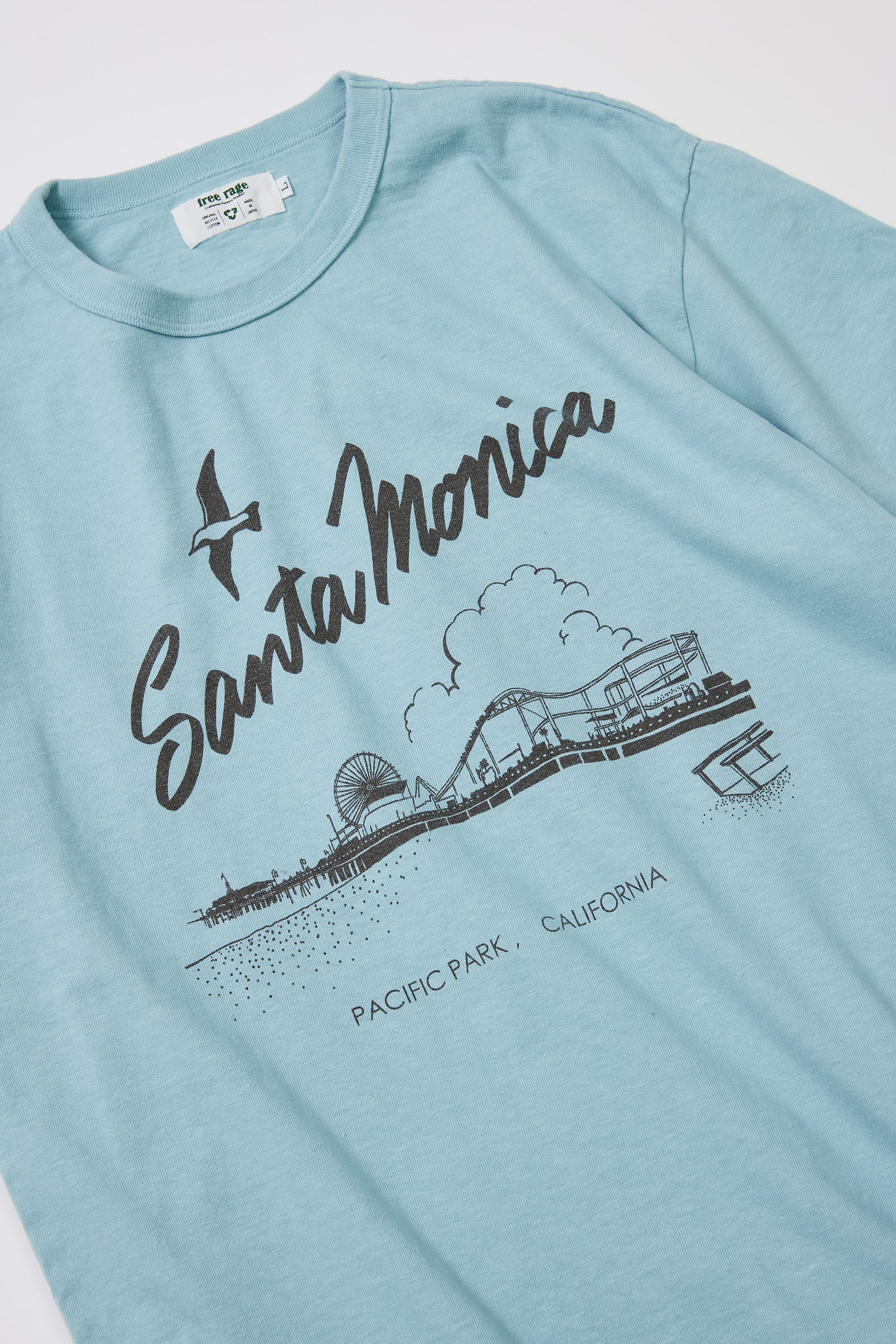 "Santa Monica" リサイクルコットンTee