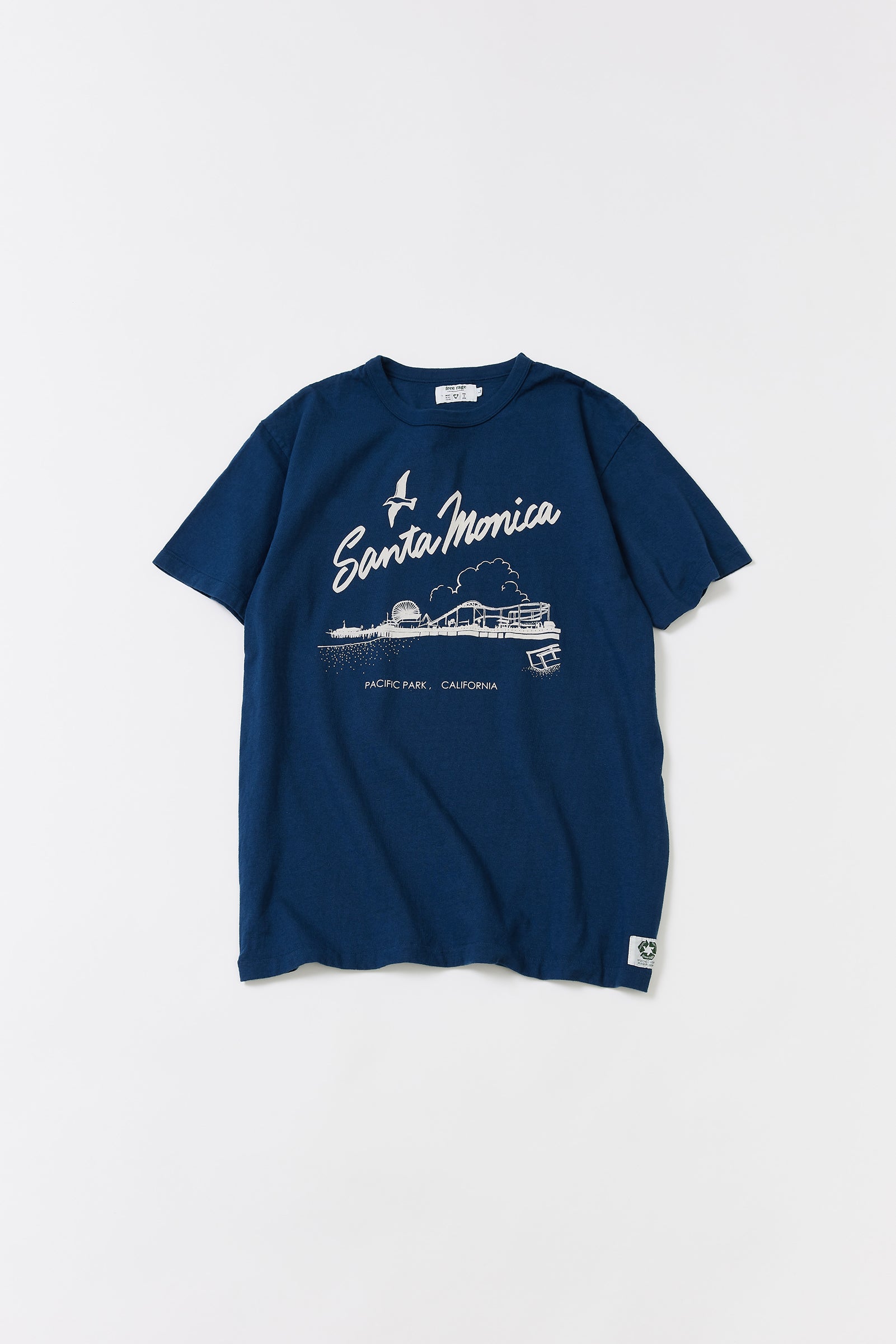"Santa Monica" リサイクルコットンTee