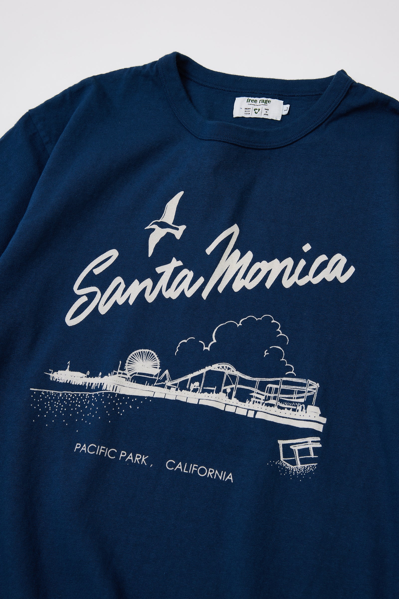 "Santa Monica" リサイクルコットンTee