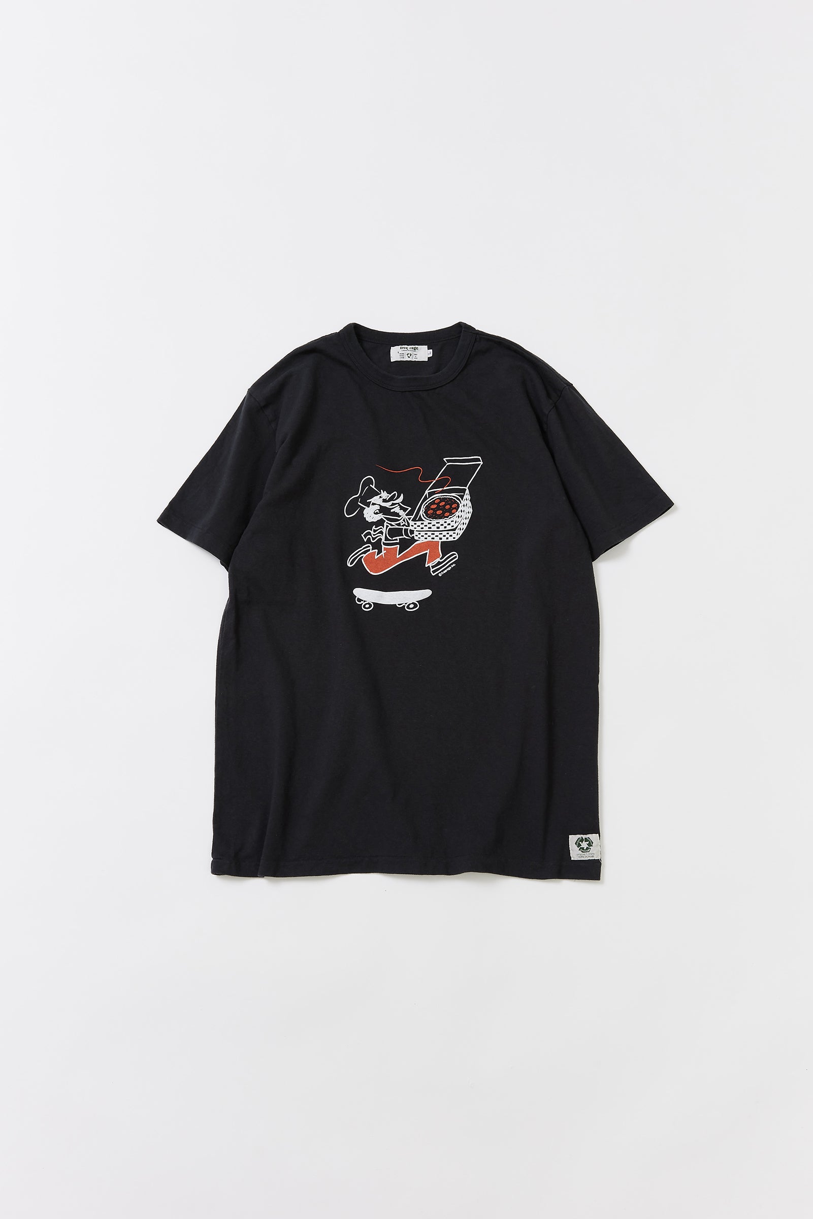 "Delivery Pizza" リサイクルコットンTee