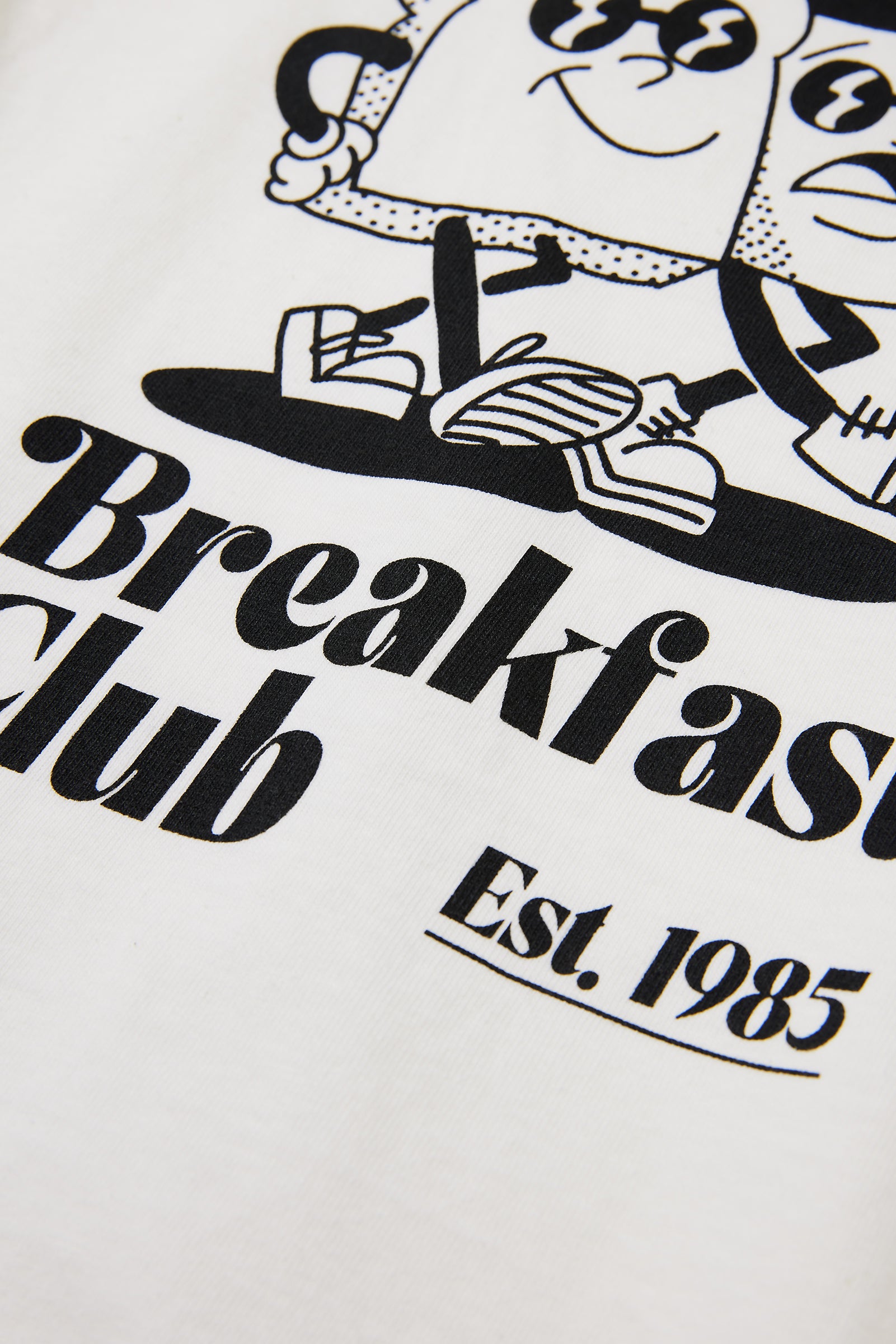 "Breakfast Club" リサイクルコットンTee