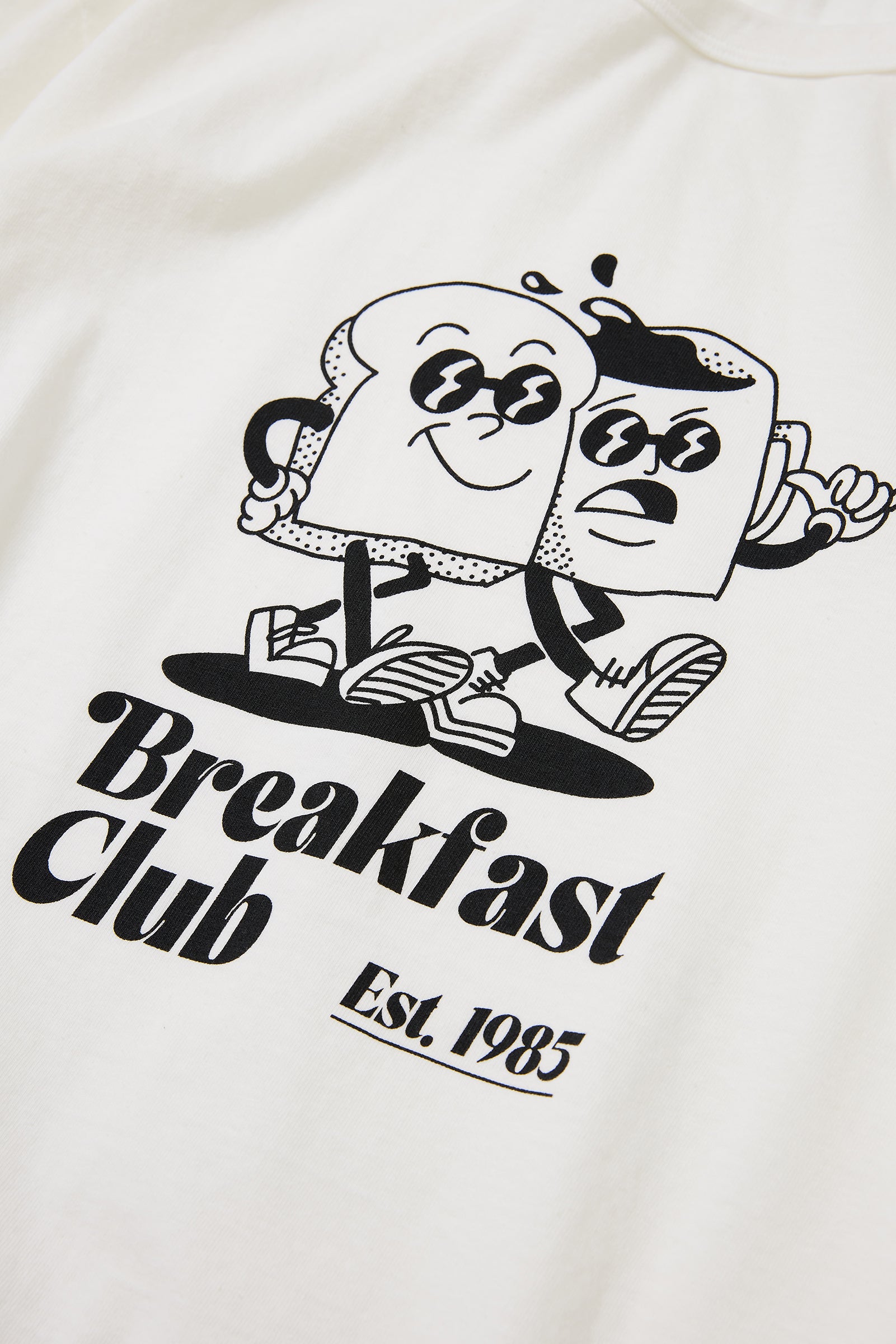 "Breakfast Club" リサイクルコットンTee