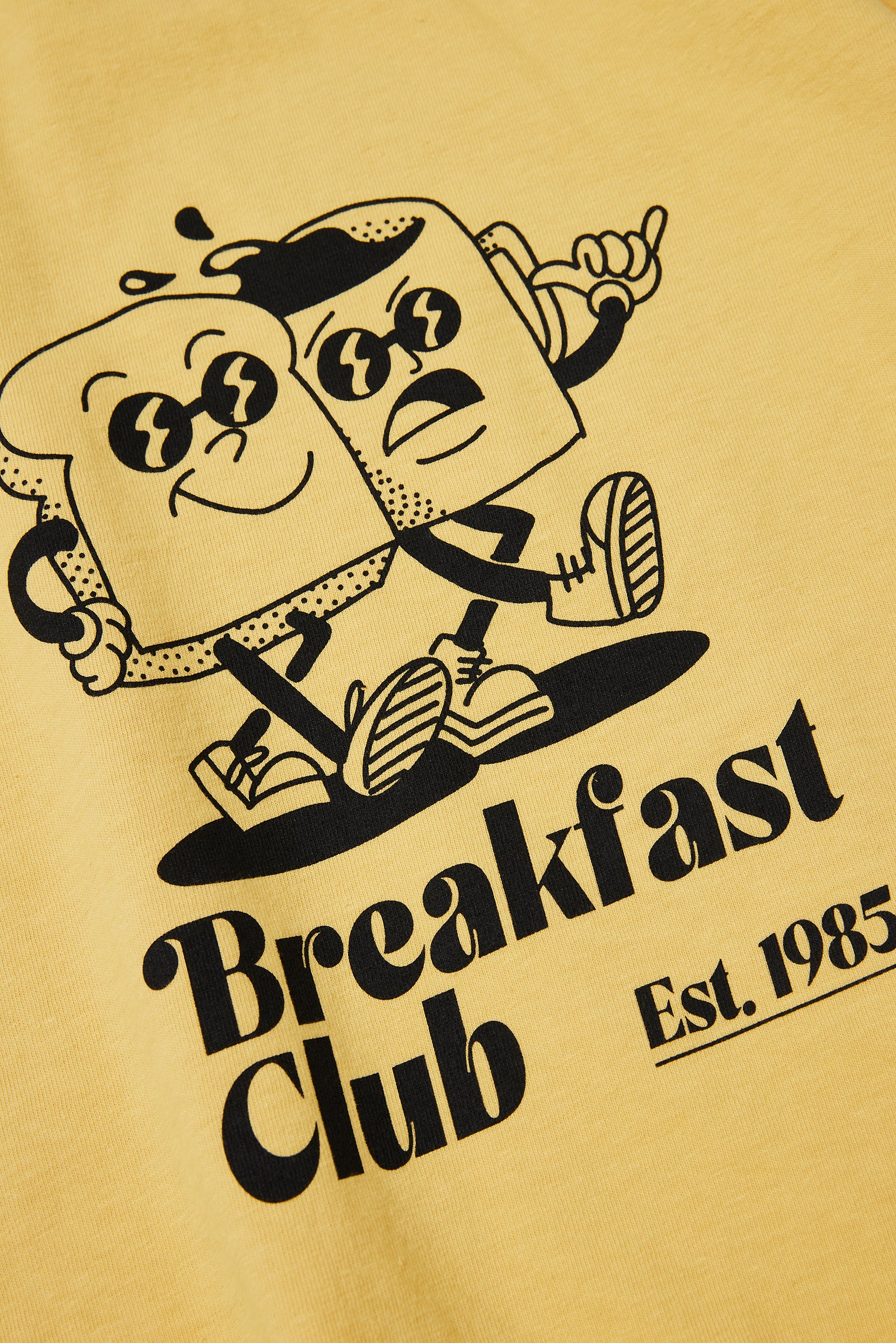 "Breakfast Club" リサイクルコットンTee