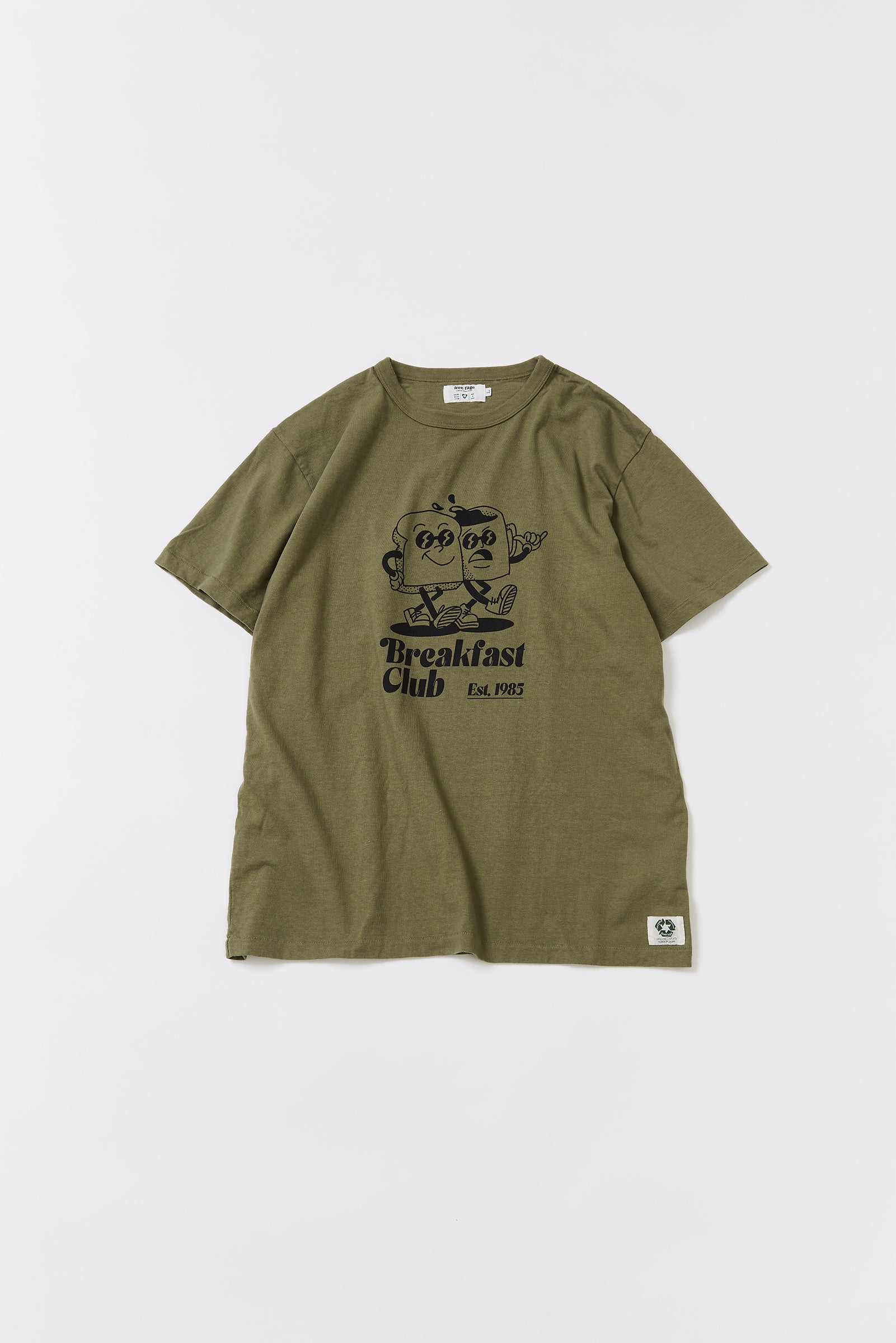 "Breakfast Club" リサイクルコットンTee