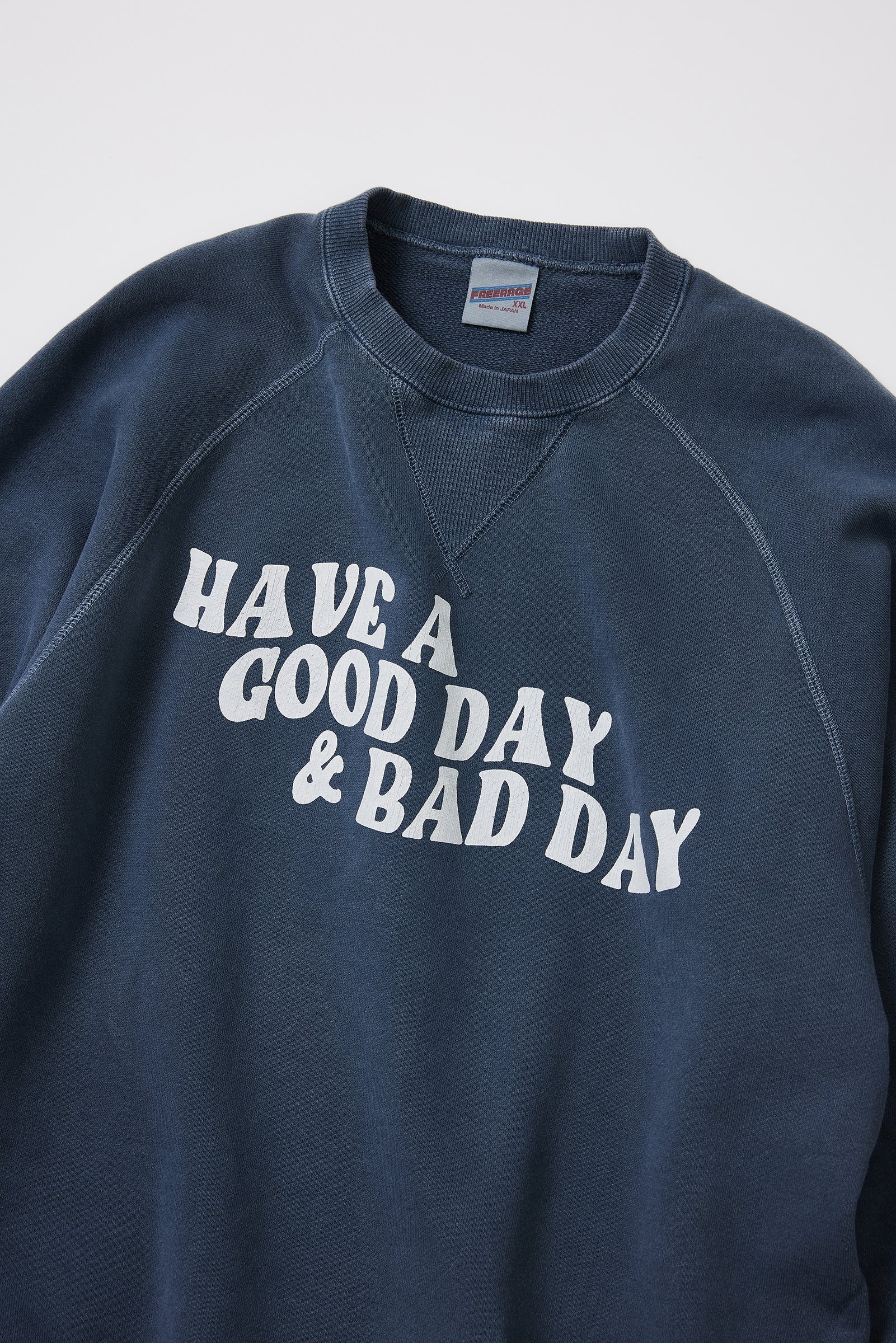 &quot;HAVE A GOOD DAY &amp; BAD DAY&quot; ヴィンテージスウェット