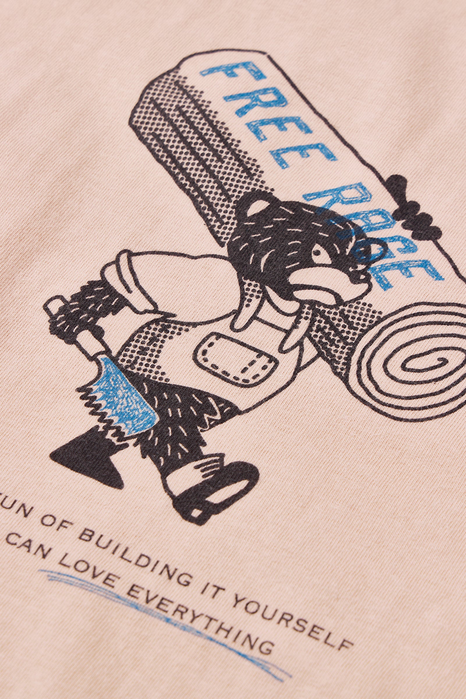 "BUILDING IT YOURSELF" リサイクルコットンTee