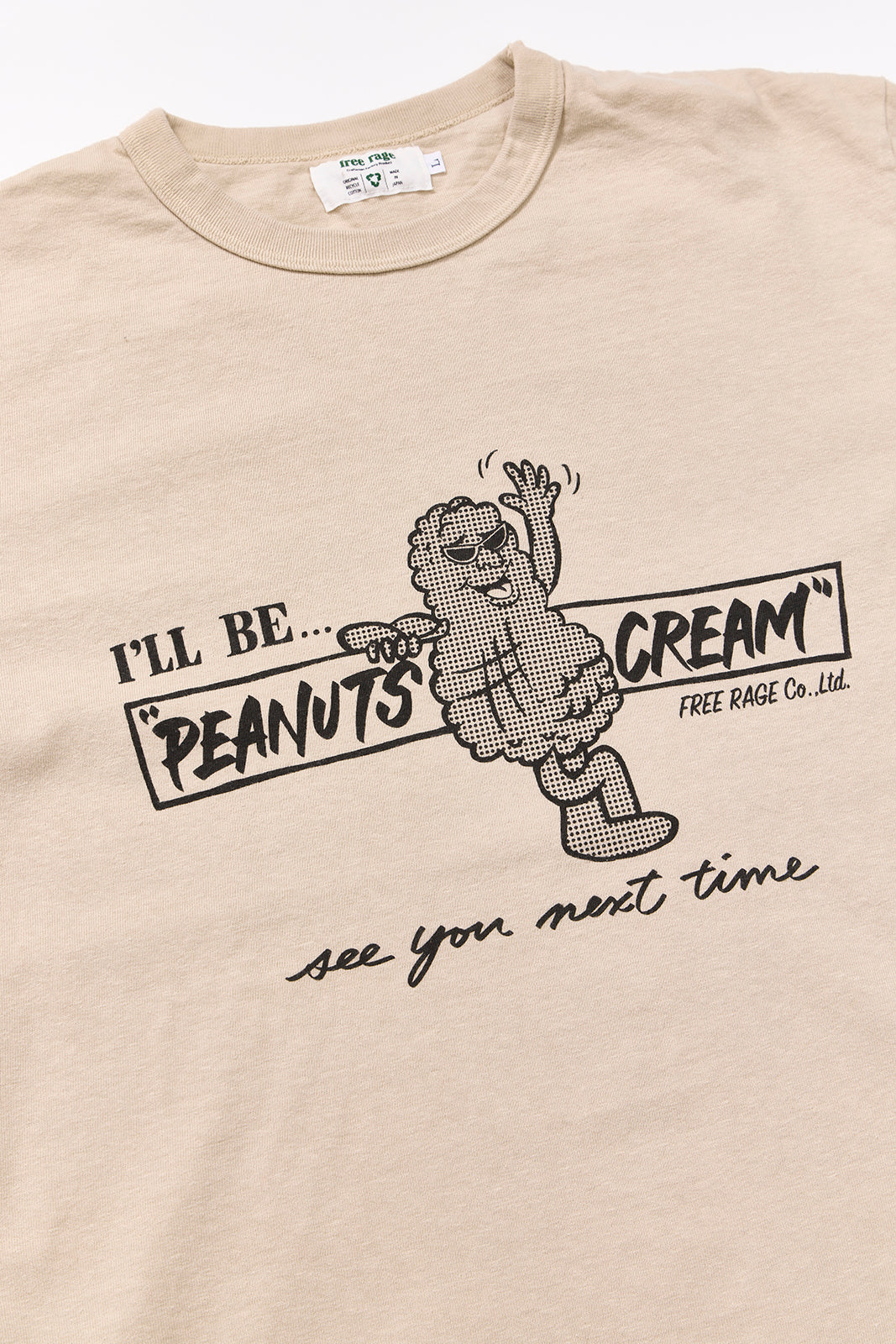 "PEANUTS CREAM vol.1" リサイクルコットンTee