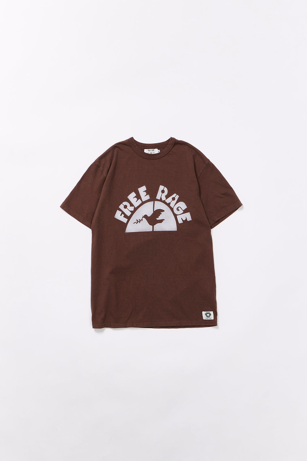 "BRUSH PEACE BIRD" リサイクルコットンTee/ALL WE NEED IS PEACE
