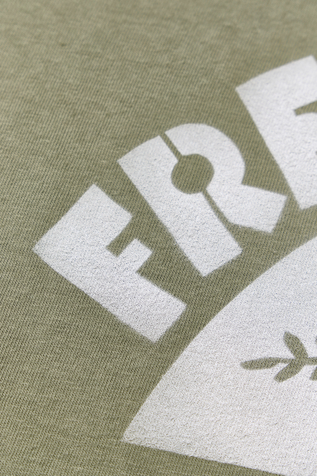 "BRUSH PEACE BIRD" リサイクルコットンTee/ALL WE NEED IS PEACE