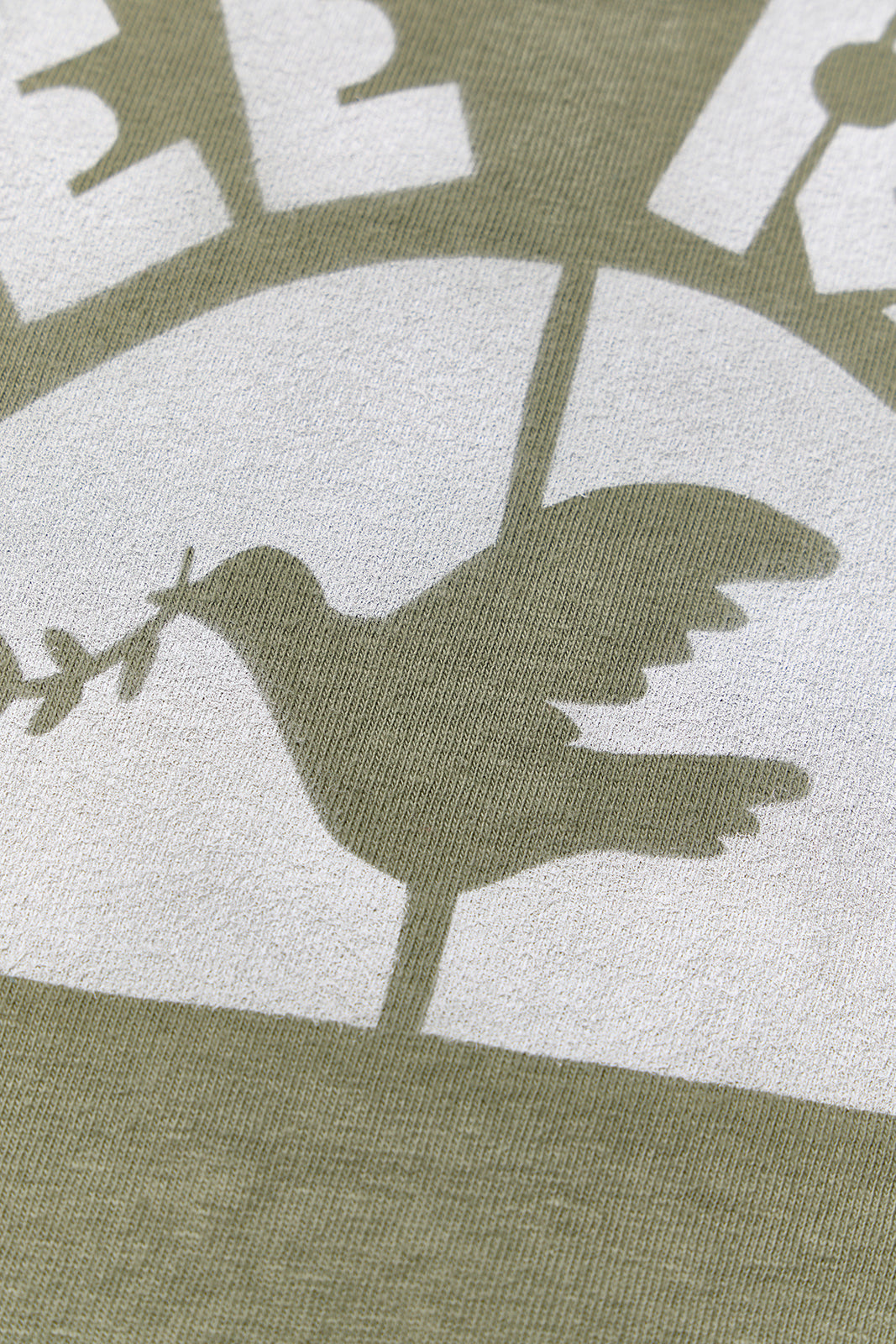 "BRUSH PEACE BIRD" リサイクルコットンTee/ALL WE NEED IS PEACE