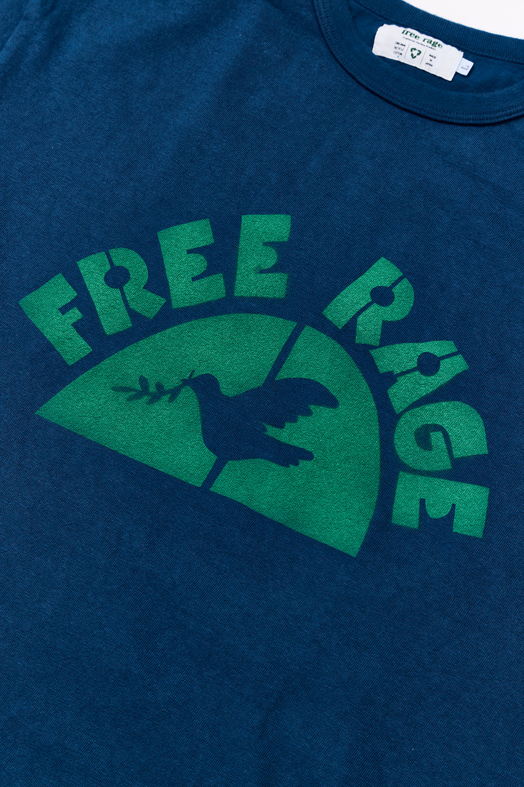 "BRUSH PEACE BIRD" リサイクルコットンTee/ALL WE NEED IS PEACE