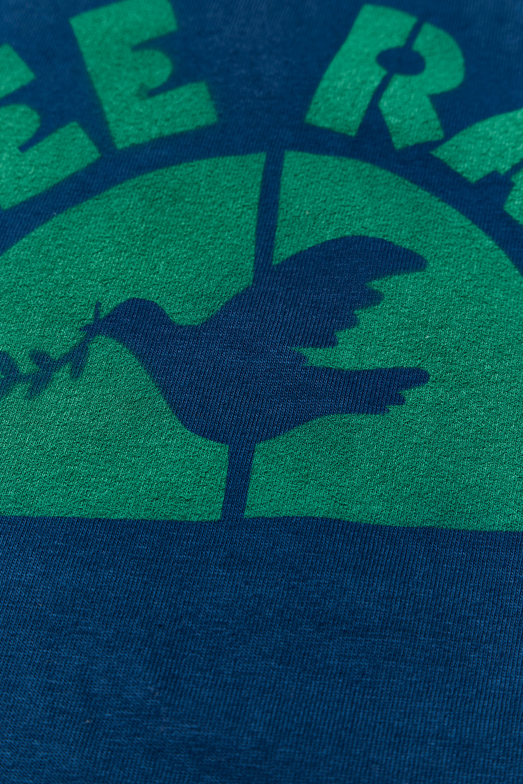 "BRUSH PEACE BIRD" リサイクルコットンTee/ALL WE NEED IS PEACE