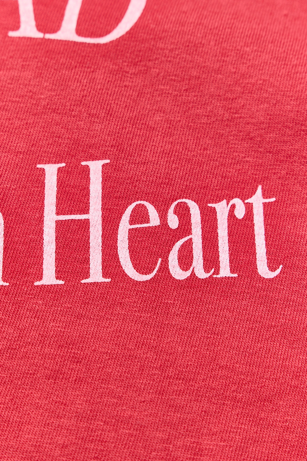 "Cool Head But Warm Heart" リサイクルコットンTee