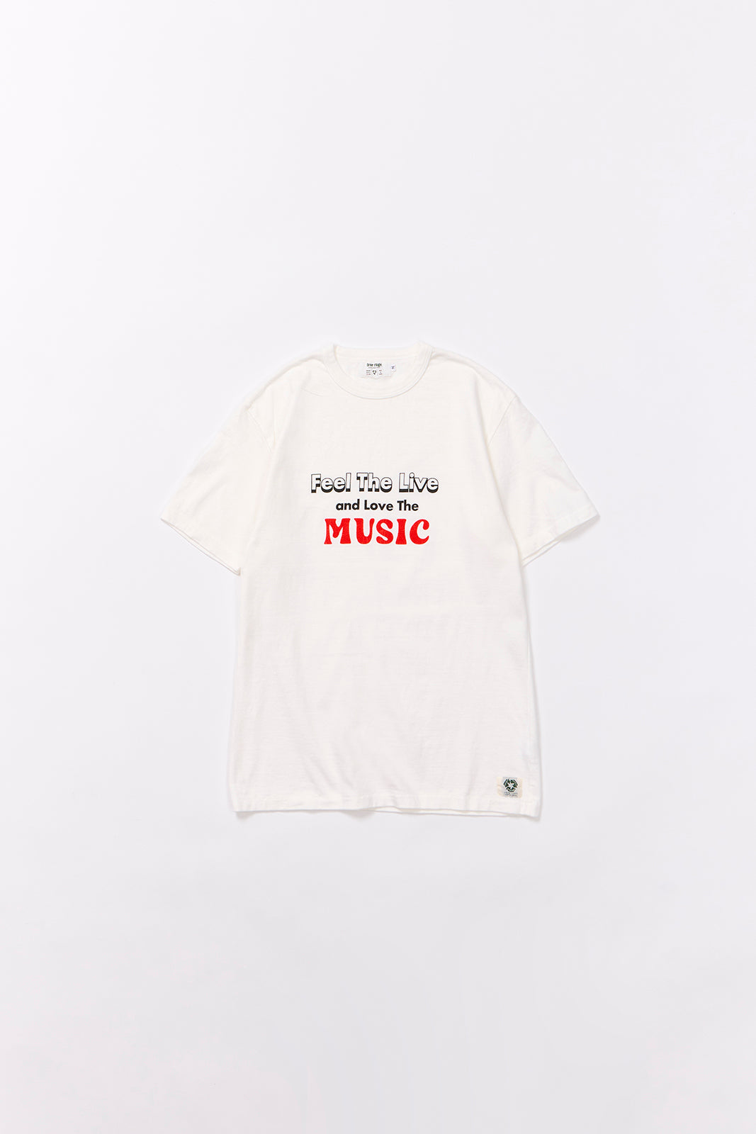"MUSIC" リサイクルコットンTee