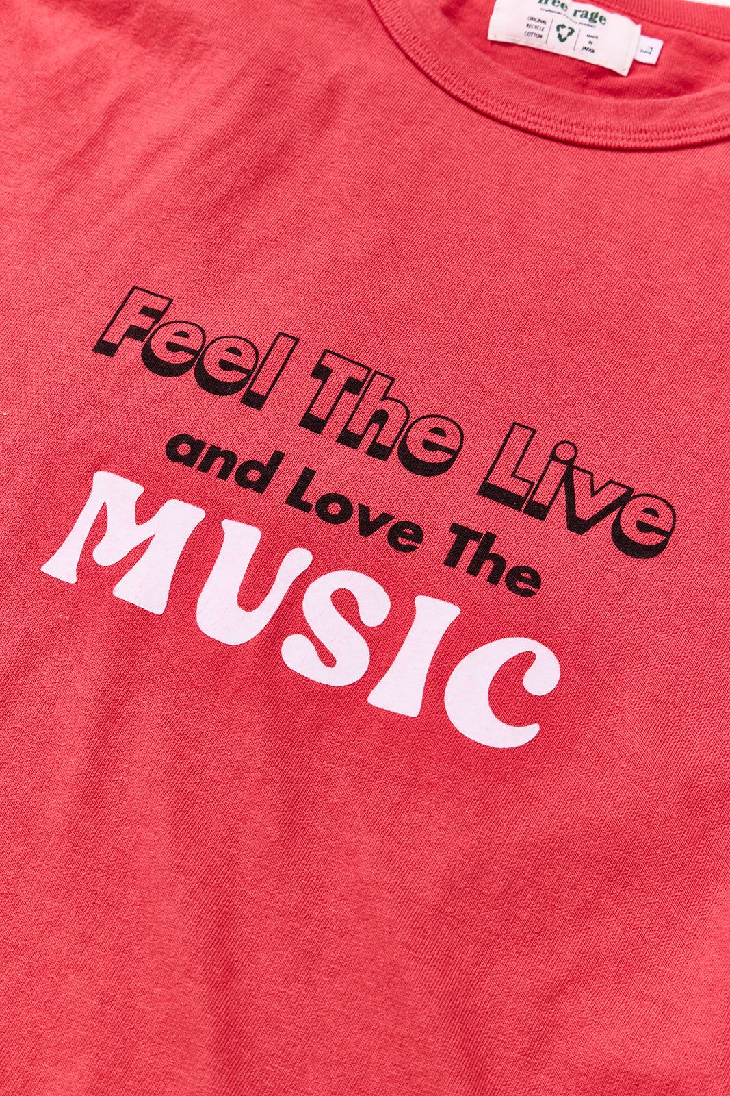 "MUSIC" リサイクルコットンTee