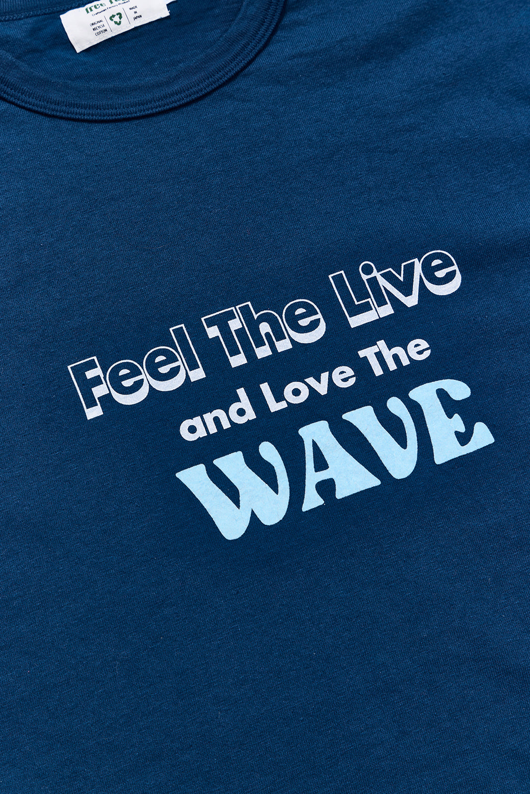 "WAVE" リサイクルコットンTee