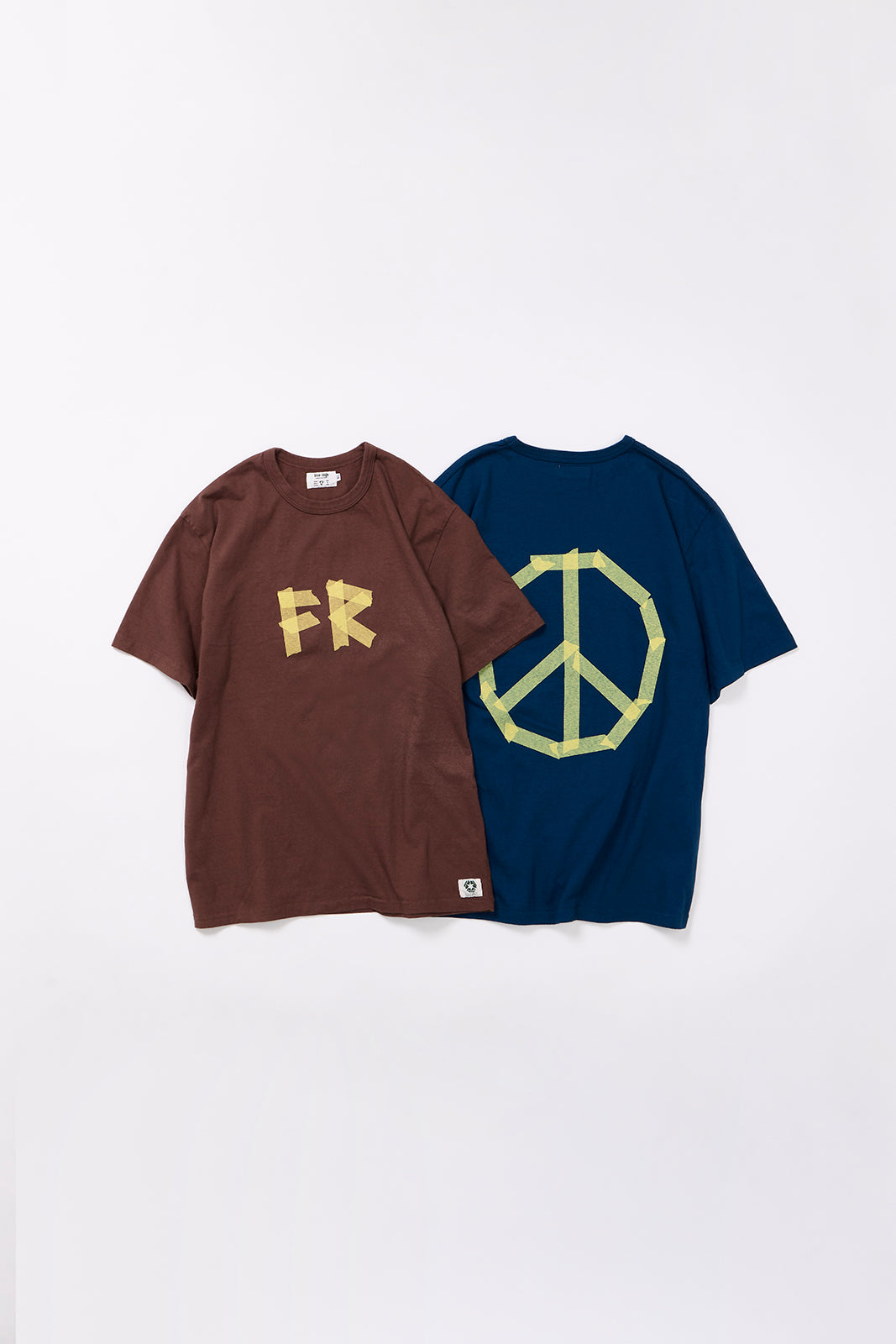 "TAPE PEACE SYMBOL" リサイクルコットンTee/ALL WE NEED IS PEACE