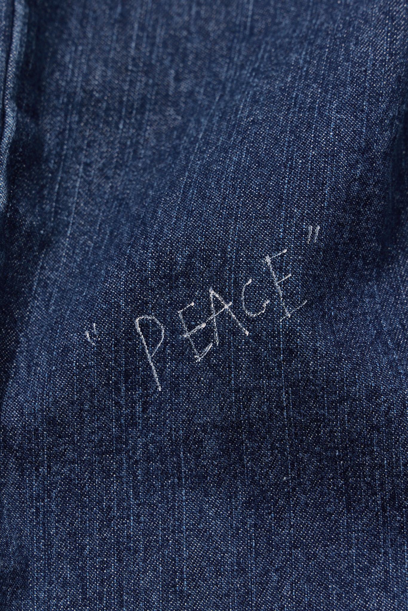 【先行予約商品】"10oz DENIM" ラフ&タフイージーパンツ -Hand Paint-/ALL WE NEED IS PEACE