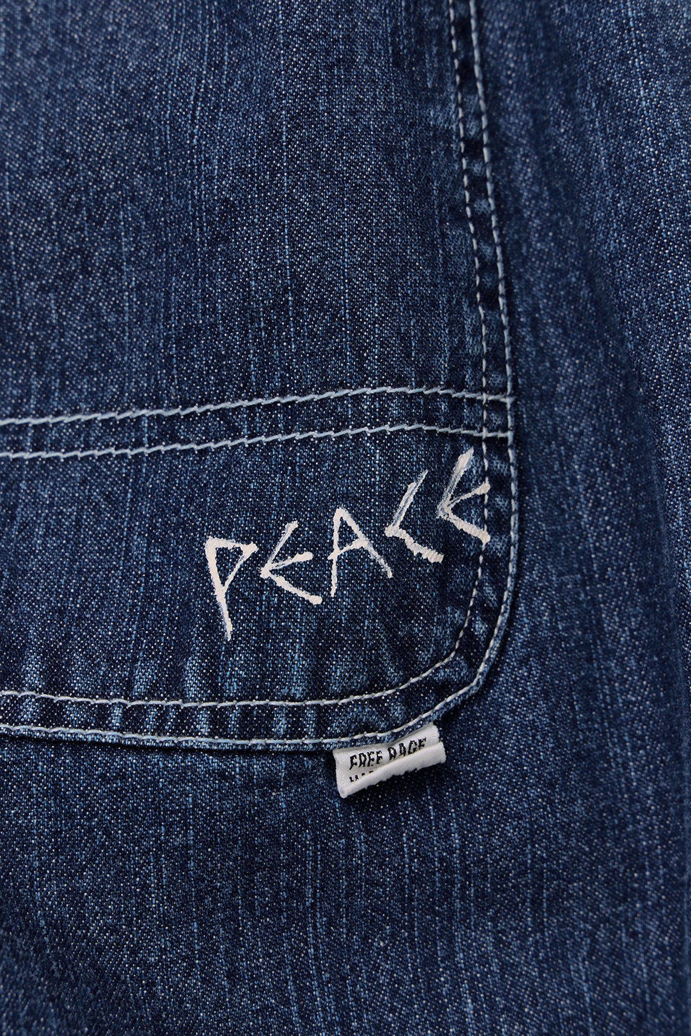 【先行予約商品】"10oz DENIM" ラフ&タフイージーパンツ -Hand Paint-/ALL WE NEED IS PEACE