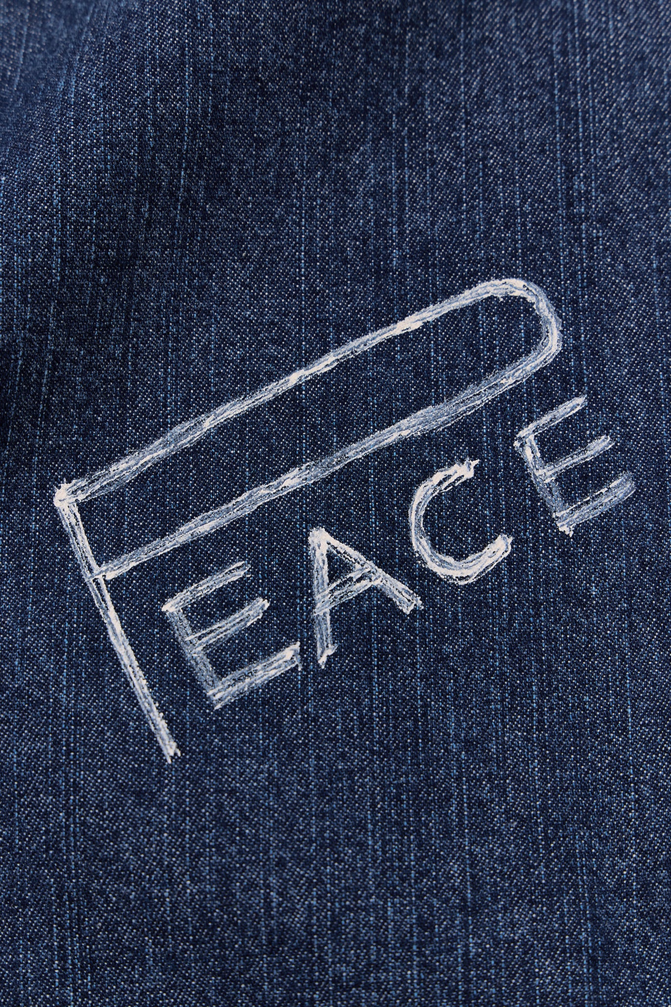 【先行予約商品】"10oz DENIM" CPOシャツ -Hand Paint-/ALL WE NEED IS PEACE