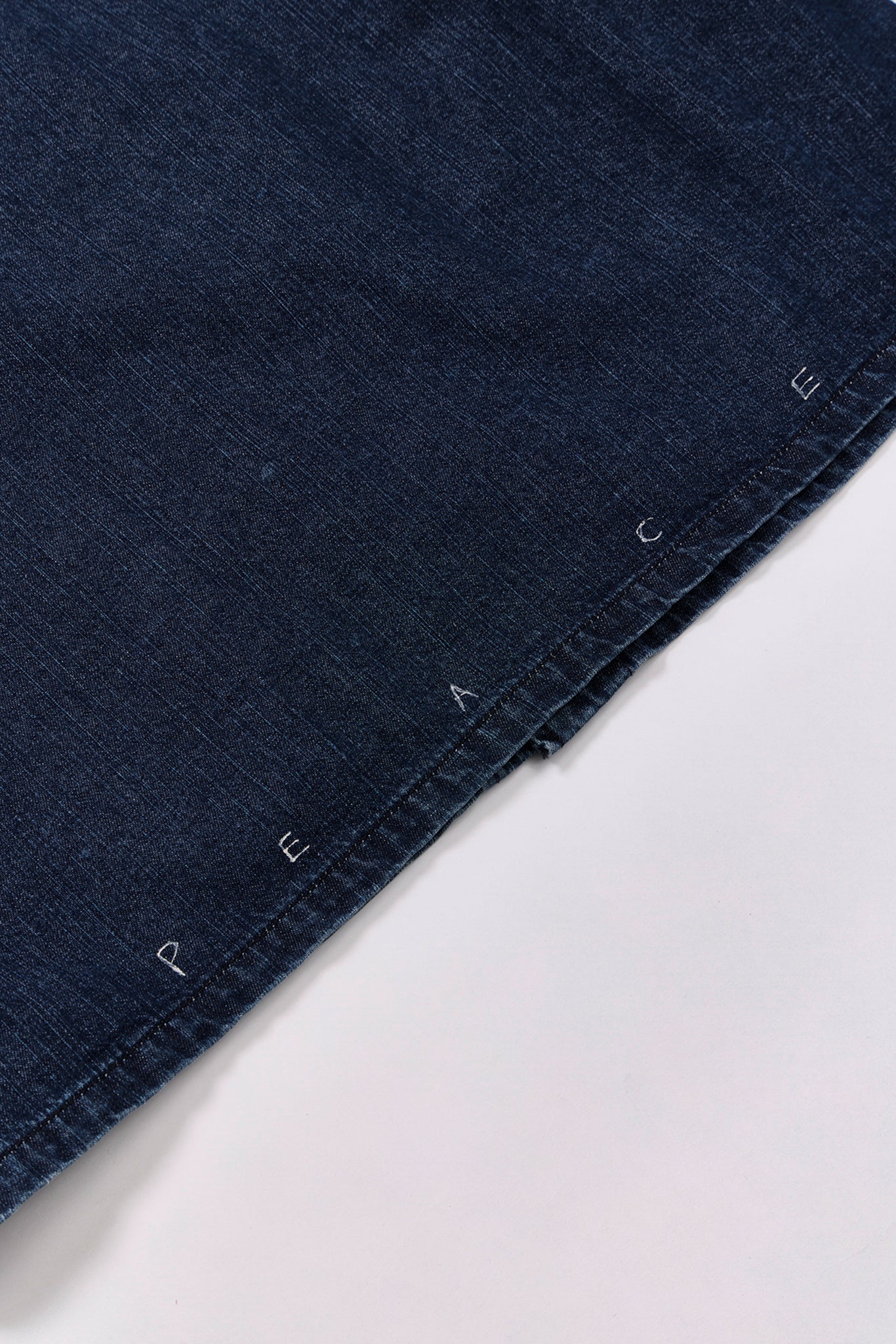 【先行予約商品】"10oz DENIM" CPOシャツ -Hand Paint-/ALL WE NEED IS PEACE